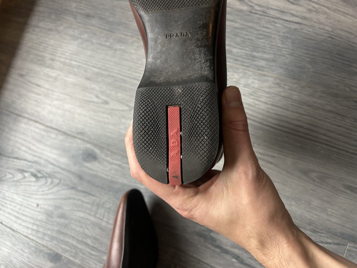 Prada Prada Brown Leather Chelsea Boots Size US 6 / EU 39 - 10 Thumbnail