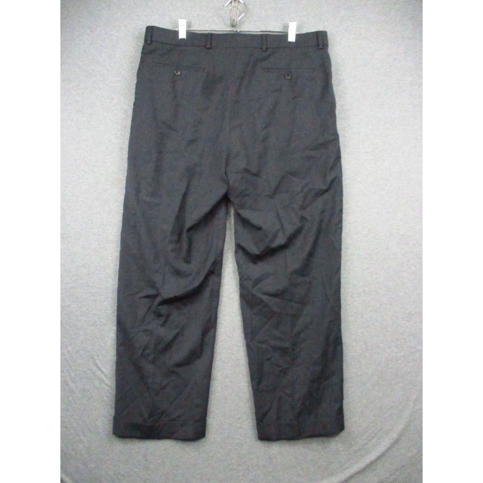 Vintage BALLIN Dress Pants Mens 36 x 29 Gray Wool Super 120's Comfort EZE Cuffed Dress Pants Mens 36 x 29 Gray Wool Comfort EZE Cuffed Size US 36 / EU 52 - 3 Thumbnail