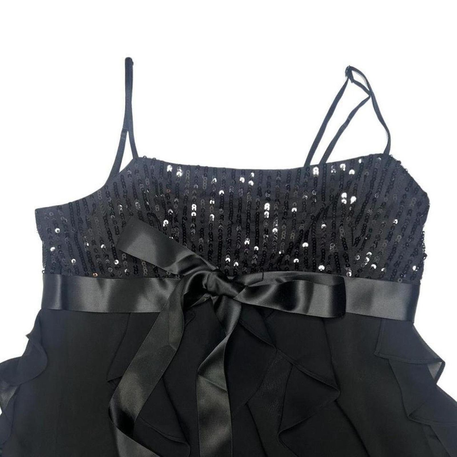 Coldwater Creek Vintage 90s prom dress coldwater creek sz 12 black sequins Size XL / US 12-14 / IT 48-50 - 3 Thumbnail