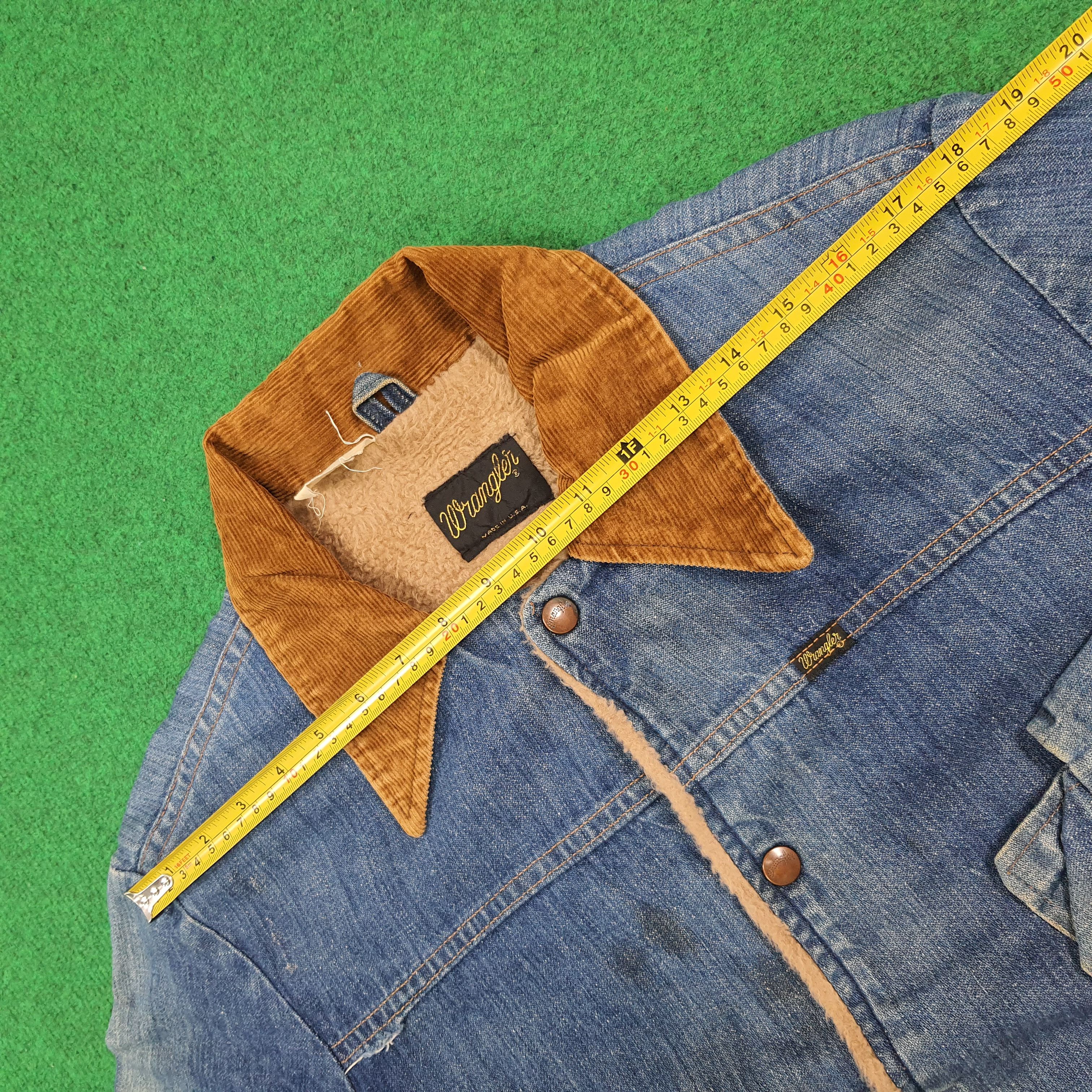 Wrangler Vintage 70s Wrangler Denim Sherpa Jacket Made in USA C302N7 Size US M / EU 48-50 / 2 - 10 Thumbnail
