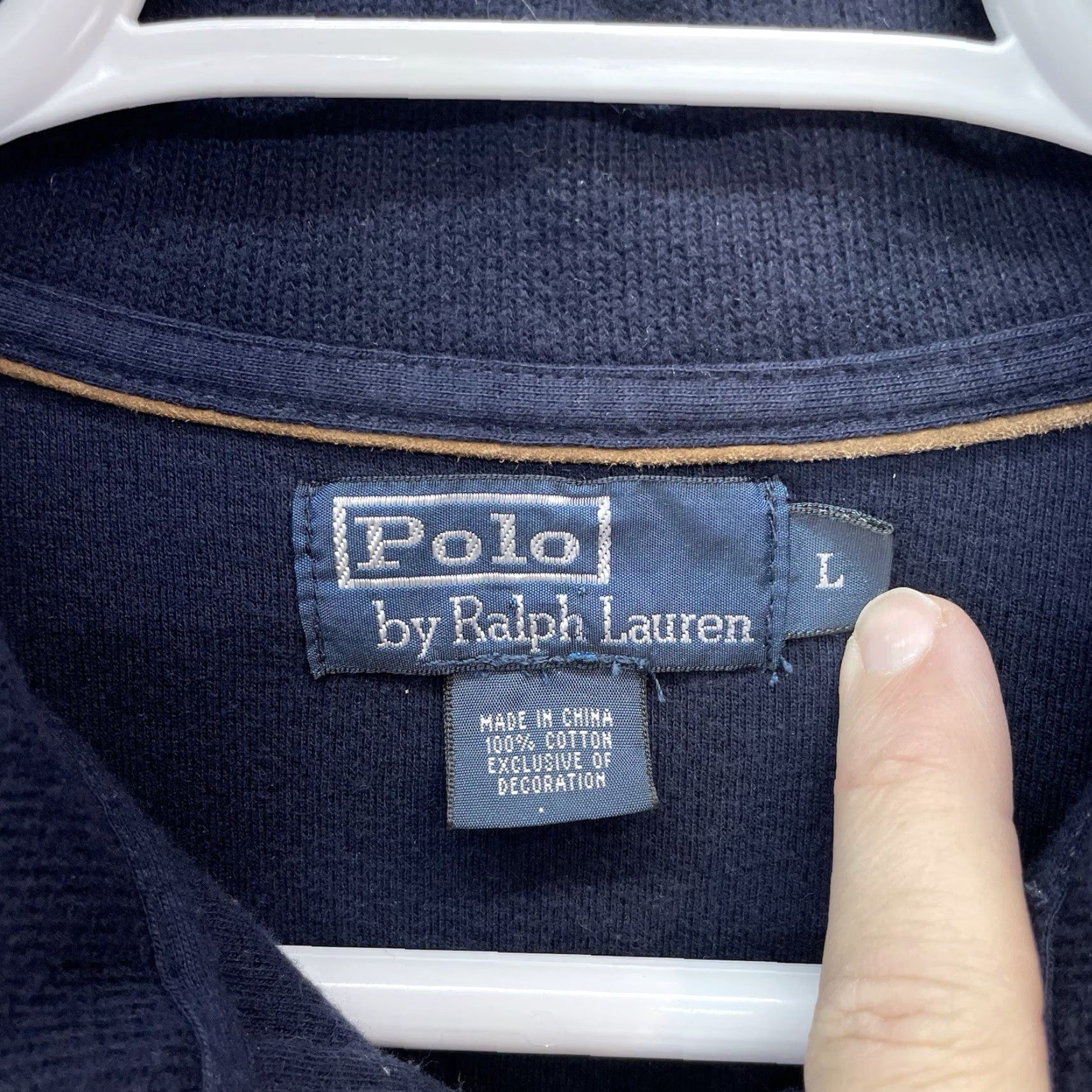 Polo Ralph Lauren Polo Ralph Lauren Sweater Men L Blue Cotton 1/4 Zip Preppy Casual Tik Tok Mens Size US L / EU 52-54 / 3 - 4 Thumbnail