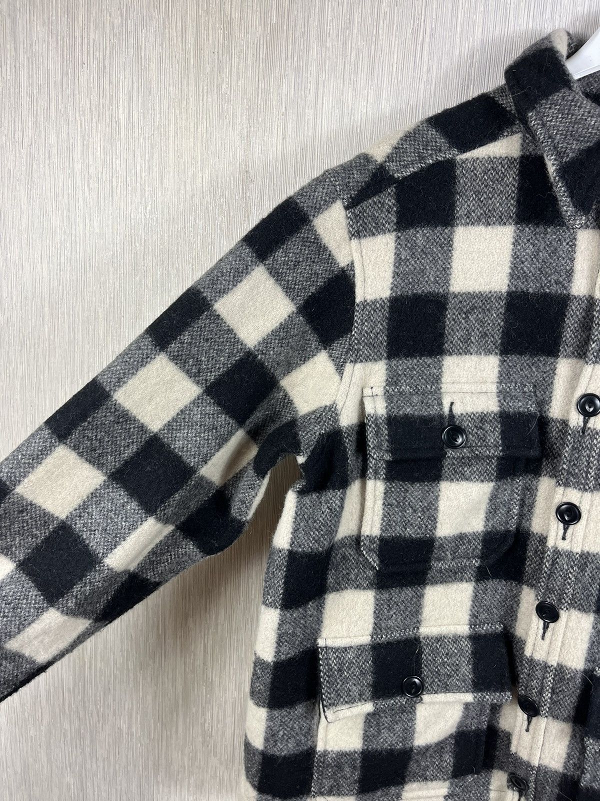 Flannel × Ralph Lauren × Vintage Vintage Ralph Lauren cropped wool plaid flannel jacket shirt Size US M / EU 48-50 / 2 - 11 Thumbnail