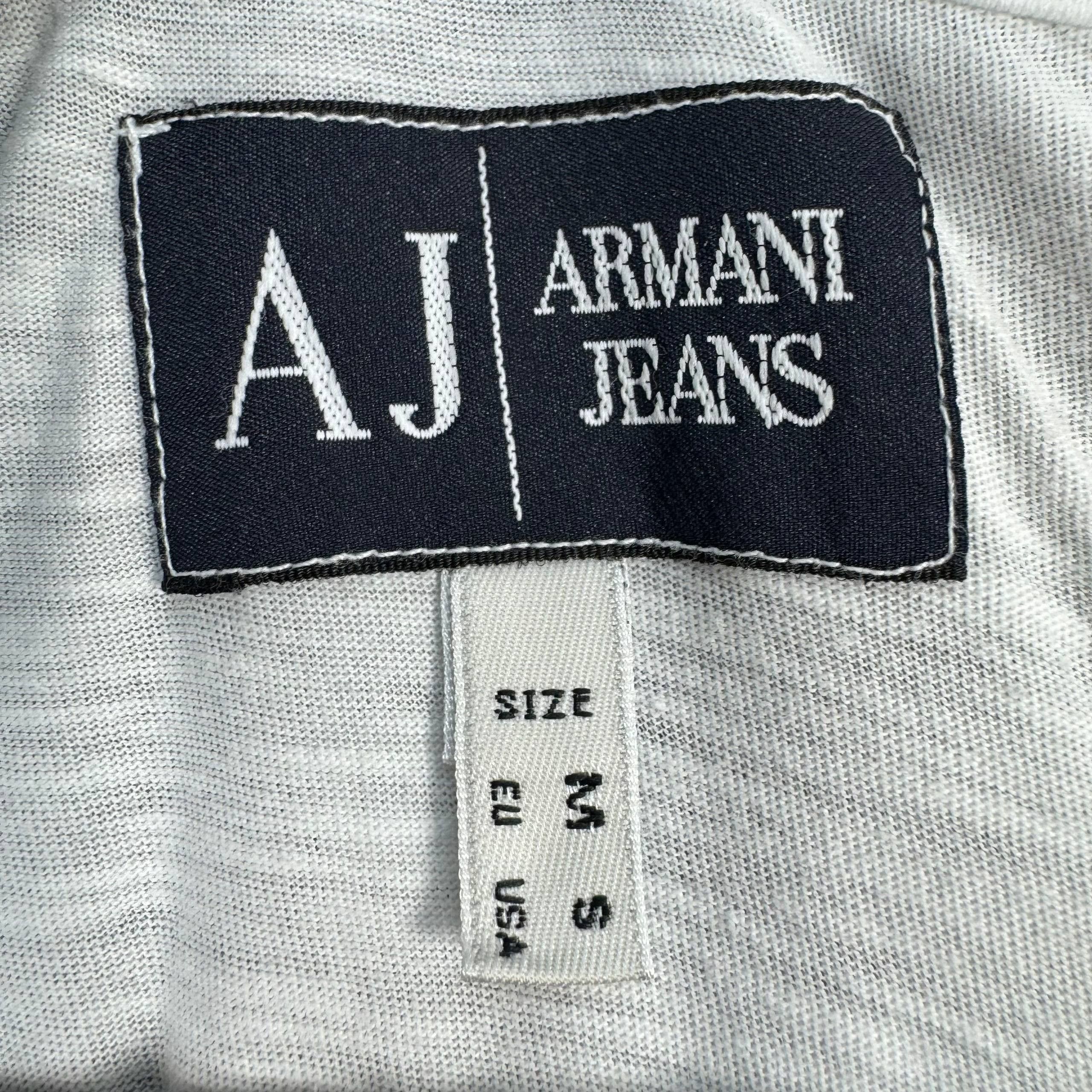Emporio Armani Armani Jeans Layered V-Neck T-Shirt Navy White Mens Size M Size US M / EU 48-50 / 2 - 4 Thumbnail