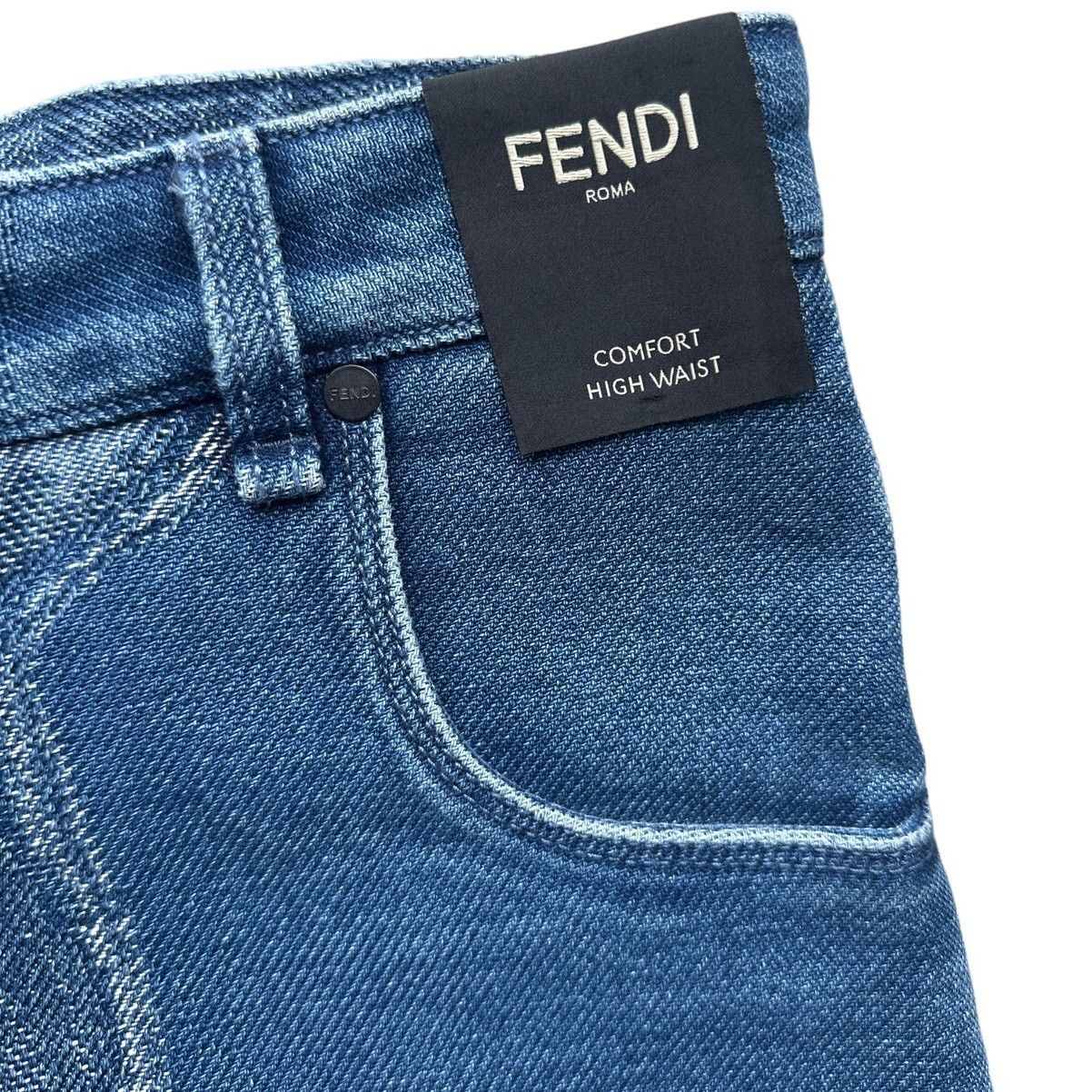 Fendi Fendi Moonlight Comfort High Waist Mens Denim Pants Sz 29/34 Size US 29 - 6 Thumbnail