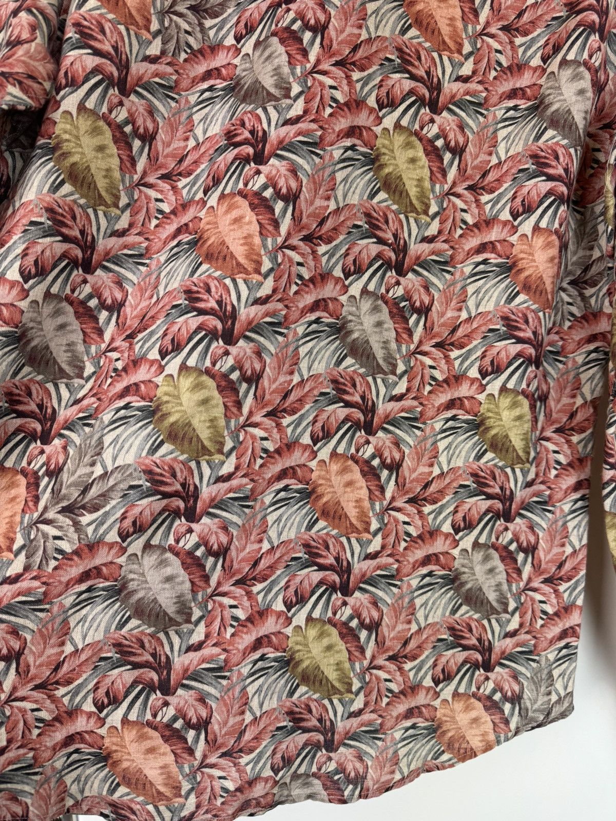 Total Luxury Spa Profuomo 100% linen printed shirt Hawaiian canali style M Size US M / EU 48-50 / 2 - 7 Thumbnail