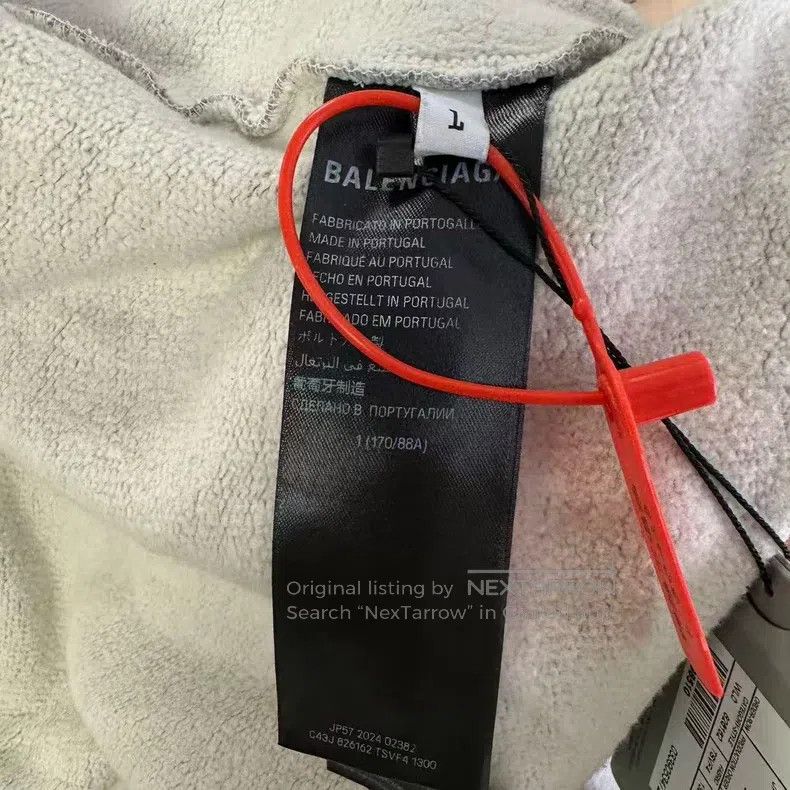Balenciaga Balenciaga Alien Hi Zipper Hoodie Jacket Coat, Gray Size US S / EU 44-46 / 1 - 4 Thumbnail