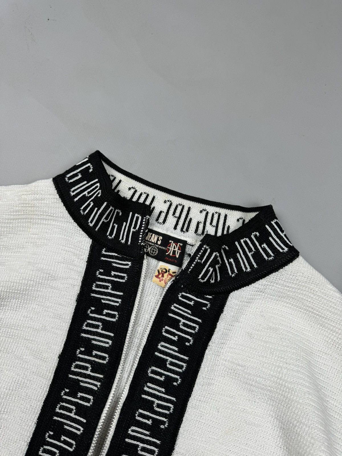 Jean Paul Gaultier Jean Paul Gaultier Vintage Monogram Knit Zip Top Size 48 Size XL / US 12-14 / IT 48-50 - 2 Thumbnail