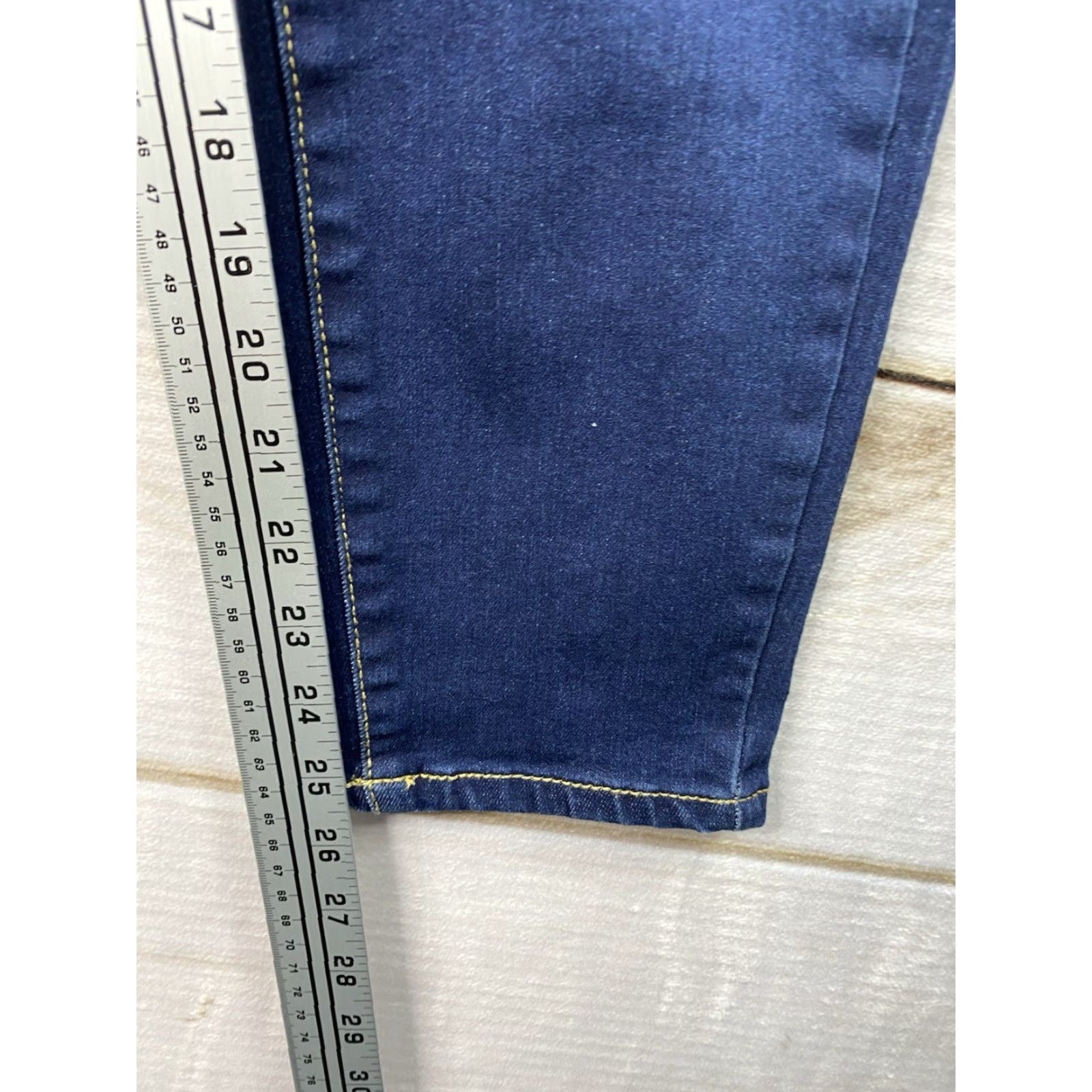 Vintage Time and Tru Jeans 14 Short Dark Wash Mid Rise Stretch Boyfriend Ankle Jeans Size 36" / US 14 / IT 50 - 5 Thumbnail