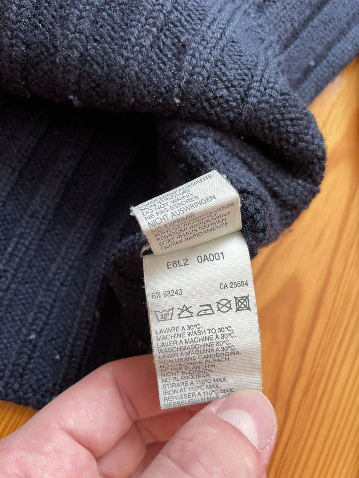 Diesel × Vintage DIESEL Logo Vintage Knit Sweater High Neck Y2K Style Size US M / EU 48-50 / 2 - 10 Thumbnail