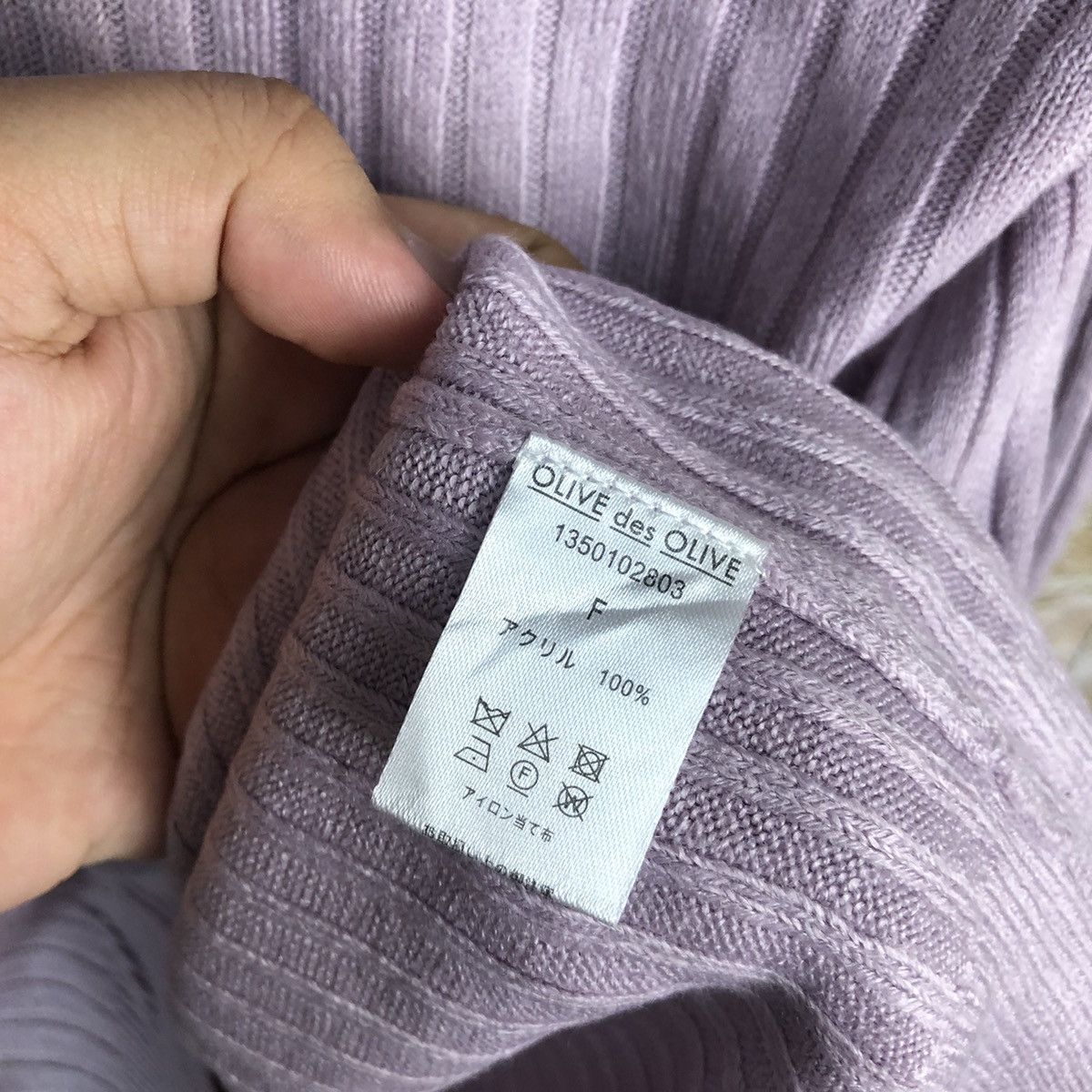 Homespun Knitwear × Japanese Brand Olive Des Olive Purple Knitwear #A1051 Size S / US 4 / IT 40 - 11 Thumbnail