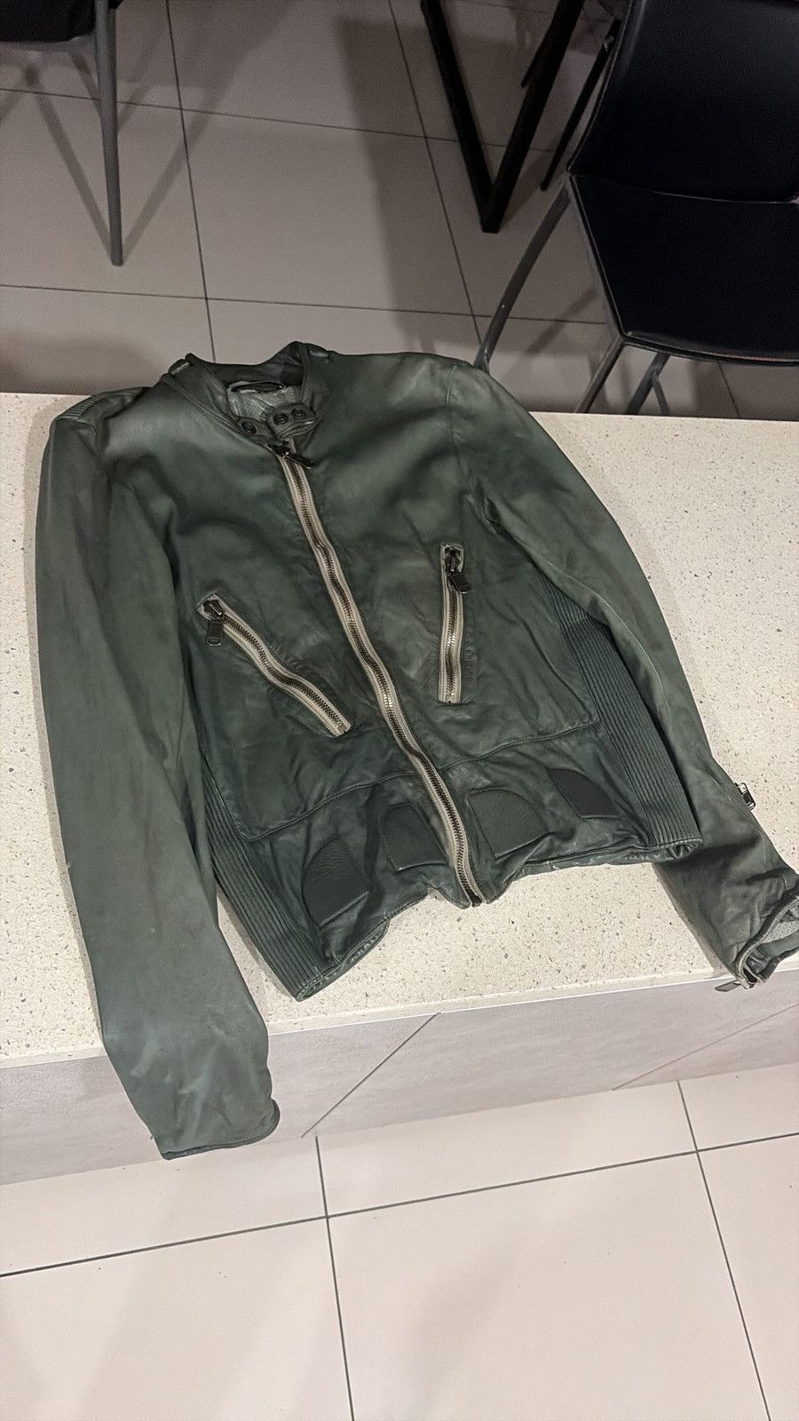 Yves Saint Laurent Yves saint laurent biker leather jacket ysl Size US S / EU 44-46 / 1 - 1 Thumbnail