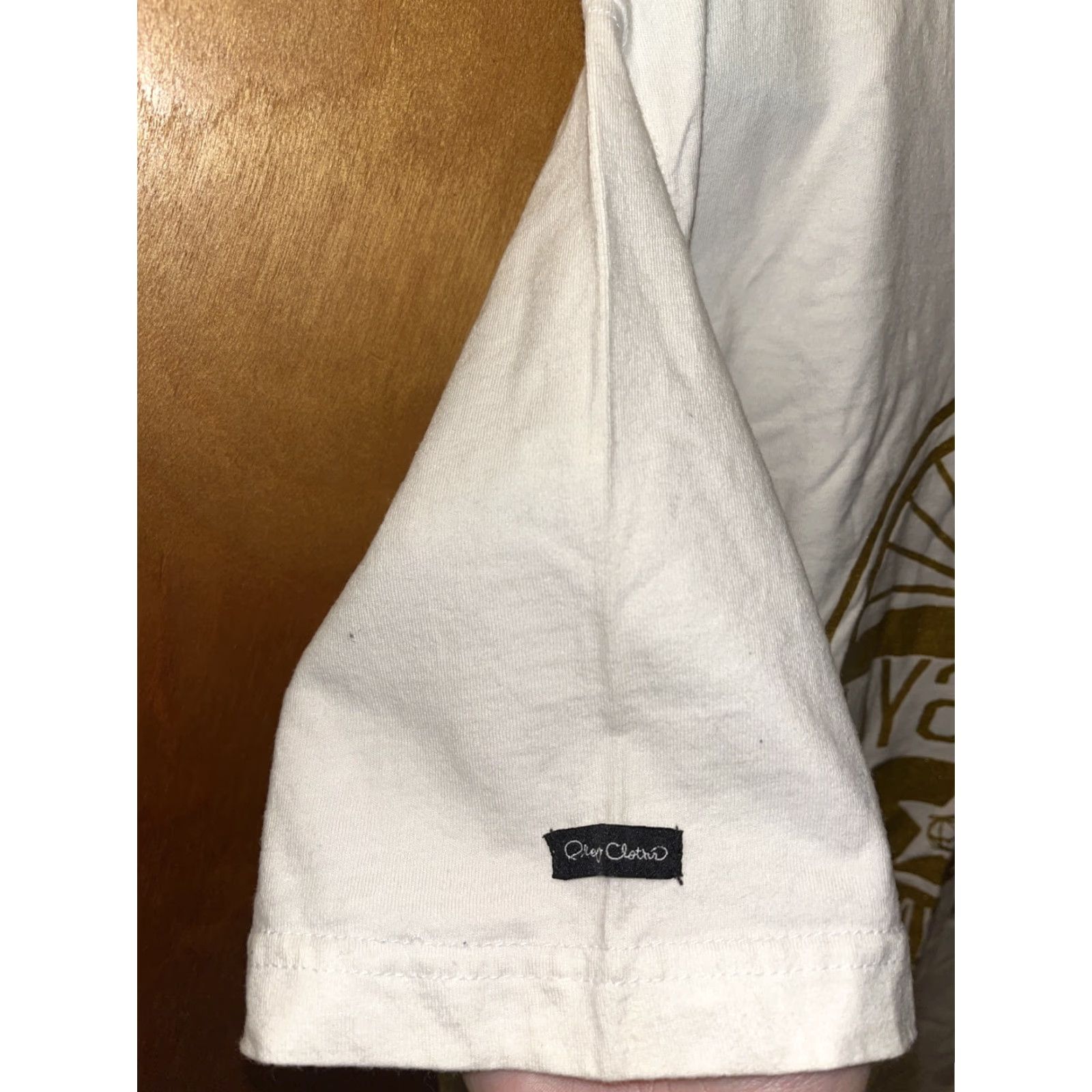 Vintage Play Cloths Men's Large White Graphic T Shirt Crew Neck Short Sleeve Logo Jersey Cotton Size US L / EU 52-54 / 3 - 3 Thumbnail