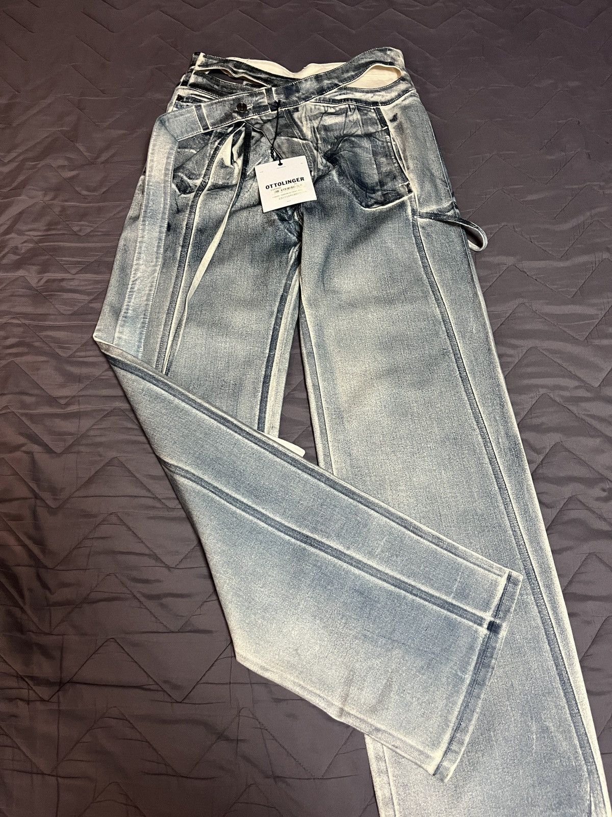 Ottolinger Ottolinger signature wrap denim pants Size US 33 - 7 Thumbnail