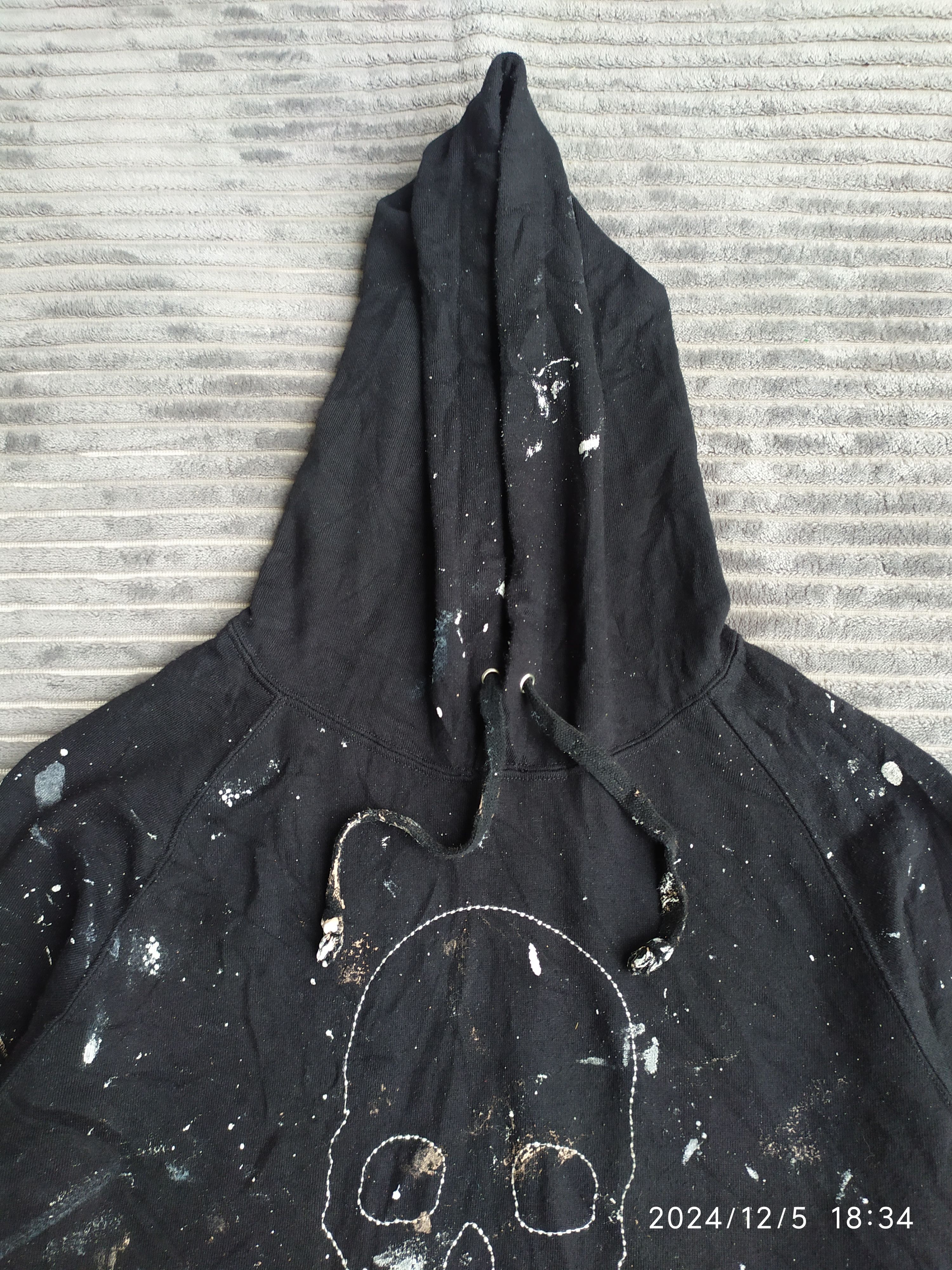 Japanese Brand Japanese Stooge&co Skull painted up zip up hoodie distressed Size US M / EU 48-50 / 2 - 5 Thumbnail