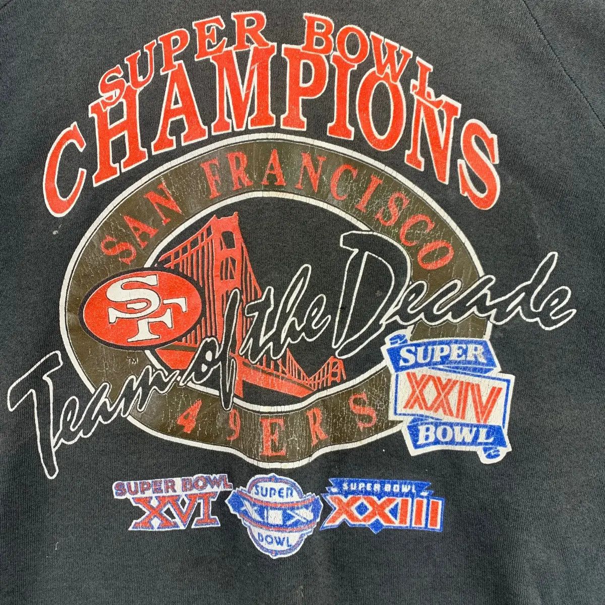 NFL Vtg 1990 SAN FRANCISCO 49ers NFL Super Bowl Champion Size US L / EU 52-54 / 3 - 3 Thumbnail