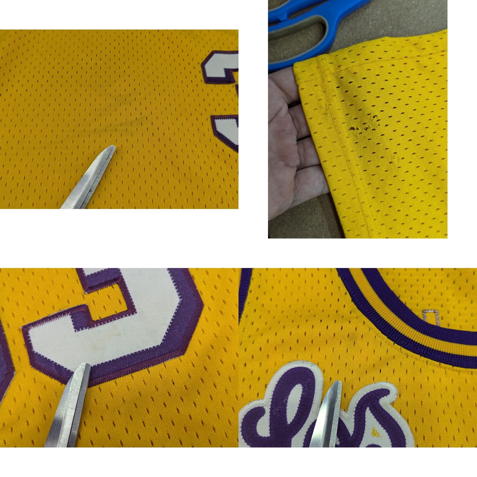 Champion VINTAGE Champion NBA KAREEM ABDUL-JABBAR HWC Basketball Jersey Los Angeles Lakers XL Shirt Men Yellow Size US XL / EU 56 / 4 - 8 Thumbnail