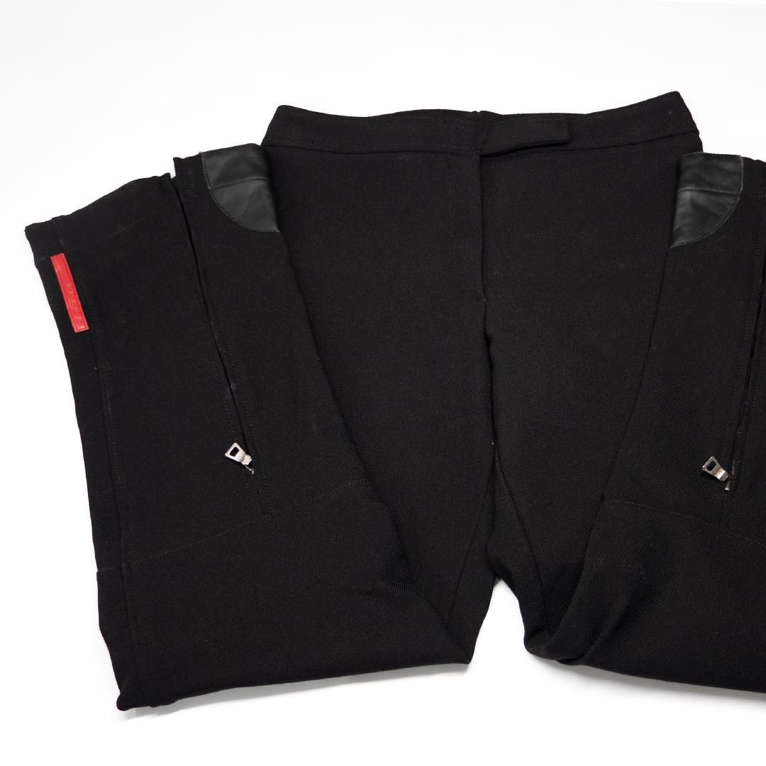 Prada × Vintage Prada Sport Early 2000 Zip Up Tech Red Tabs Size 34" / US 12 / IT 48 - 3 Thumbnail