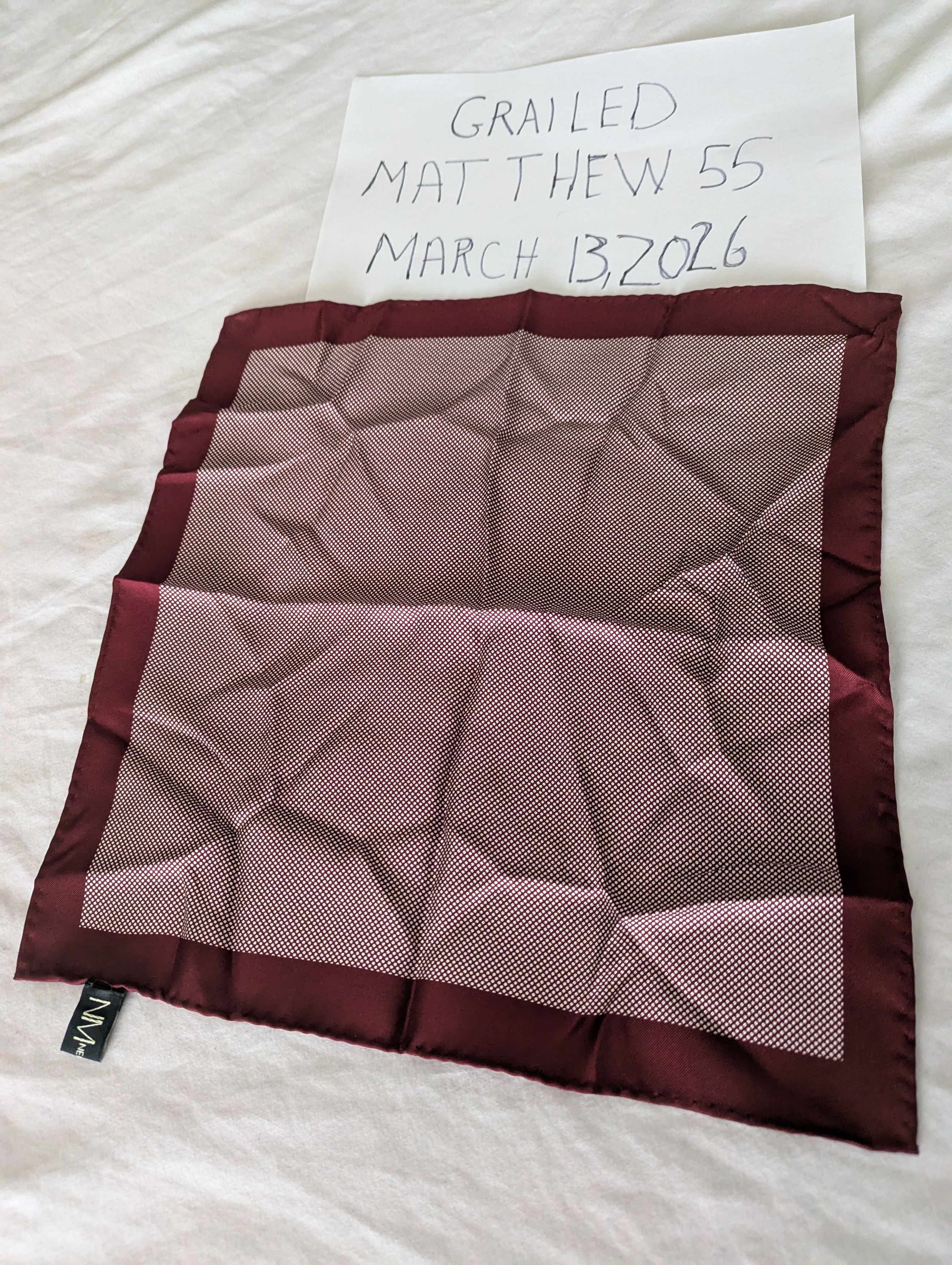 Neiman Marcus Fine Silk pocket square Size ONE SIZE - 2 Thumbnail
