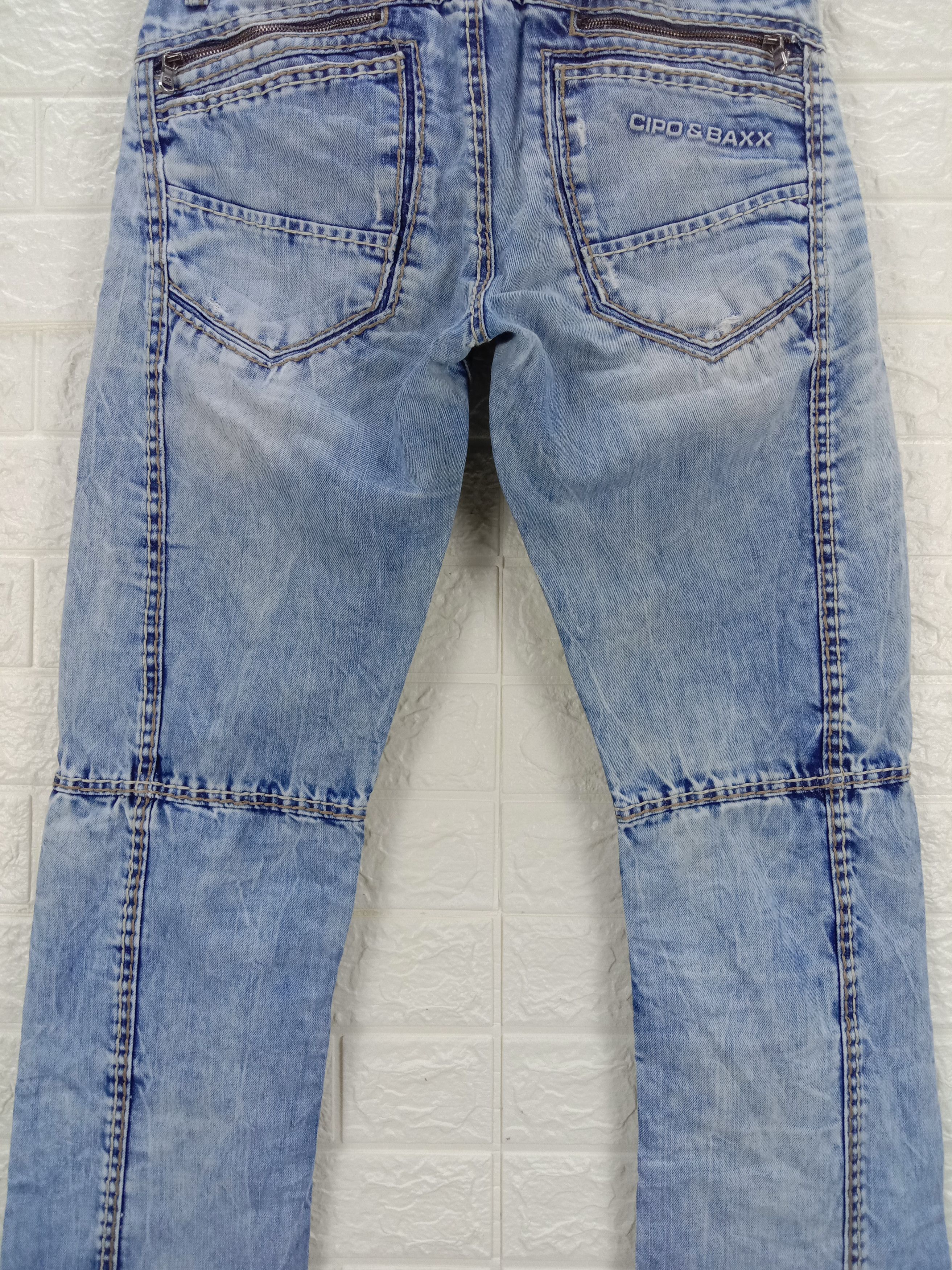 Seditionaries Vintage Japanese Cipo Baxx Avant Garge Jeans Size US 30 / EU 46 - 7 Thumbnail
