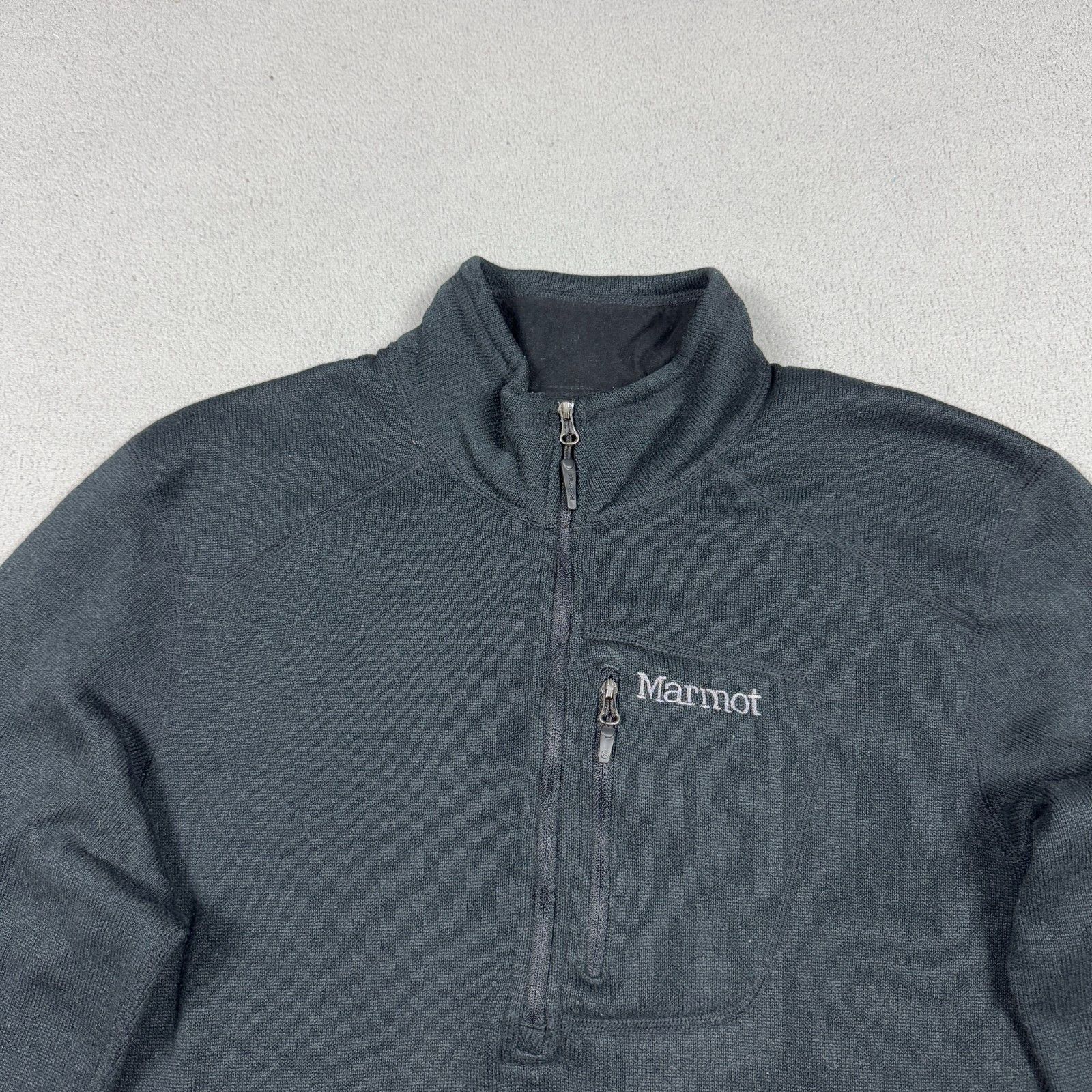 Marmot Marmot Pullover Fleece Technical Gorpcore Black 1/4 Zip L Size US L / EU 52-54 / 3 - 4 Thumbnail