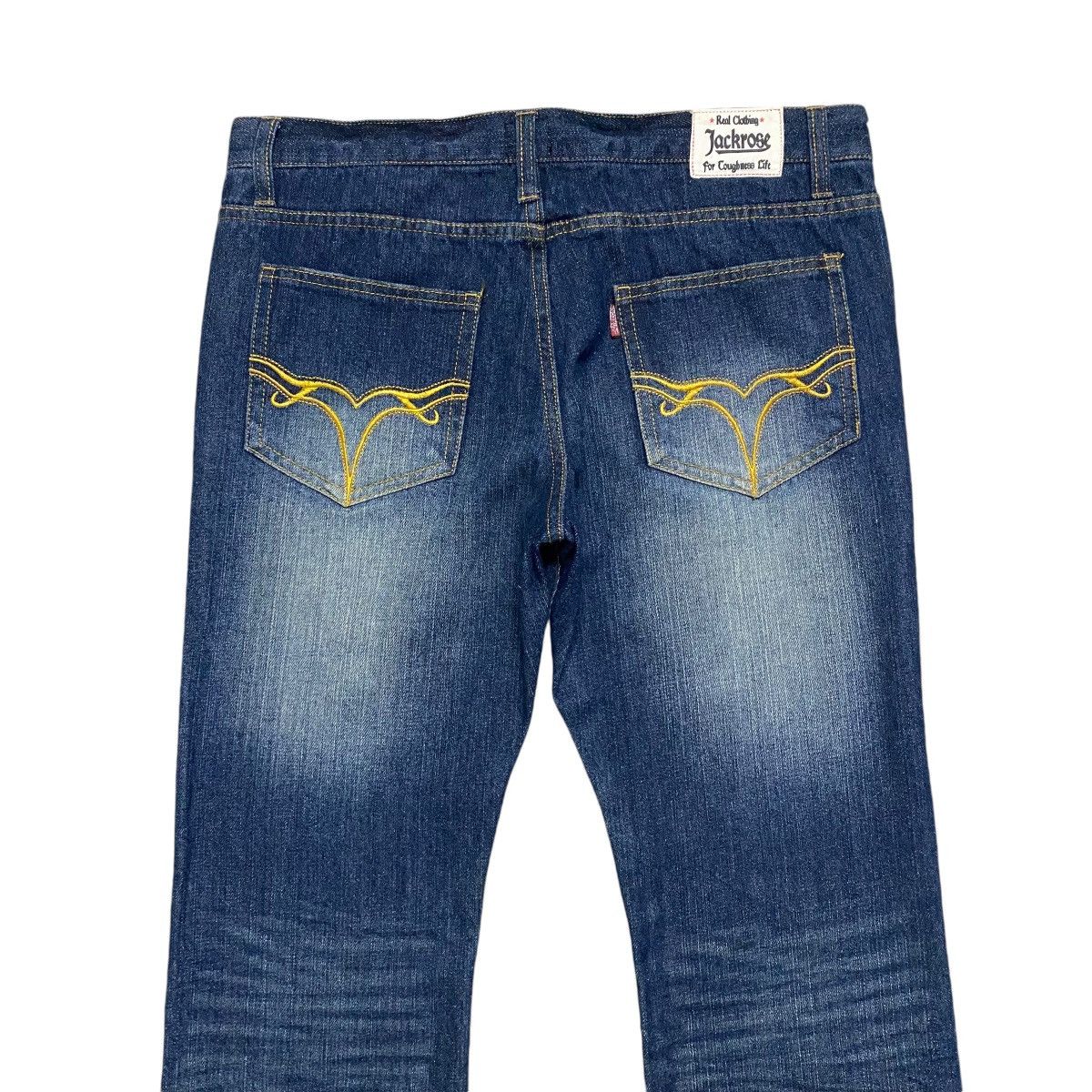 Japanese Brand JACKROSE Denim Flare Jeans Size US 32 / EU 48 - 10 Thumbnail