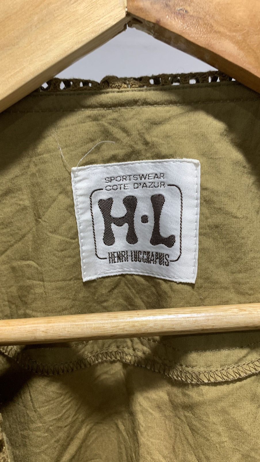 Designer × Japanese Brand Henri Lucchapus Mesh Net Hooded Jacket 80s Size US L / EU 52-54 / 3 - 9 Thumbnail