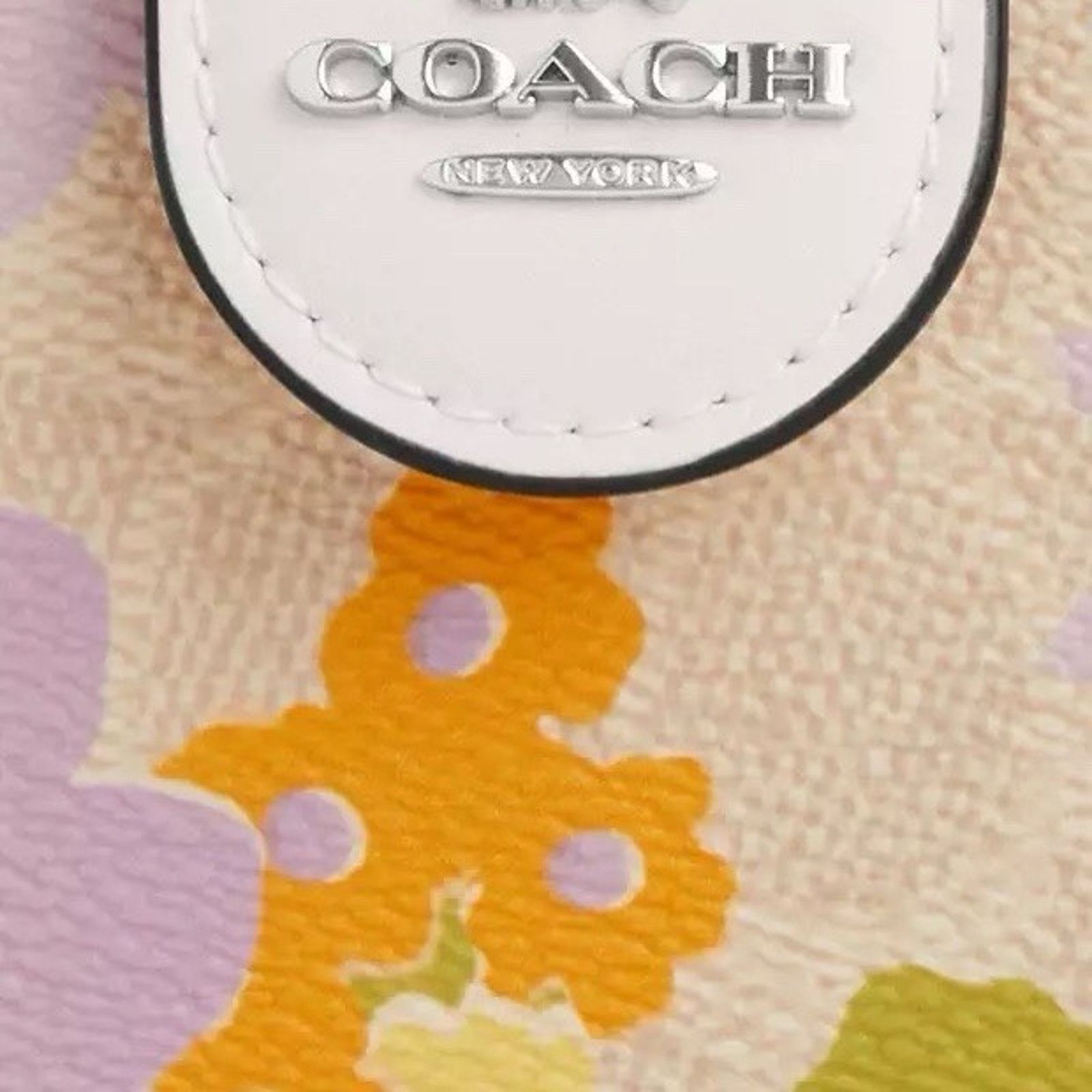Coach NWT Coach Medium Corner Zip Wallet CBO31 Purple Pink Floral Size ONE SIZE - 7 Thumbnail