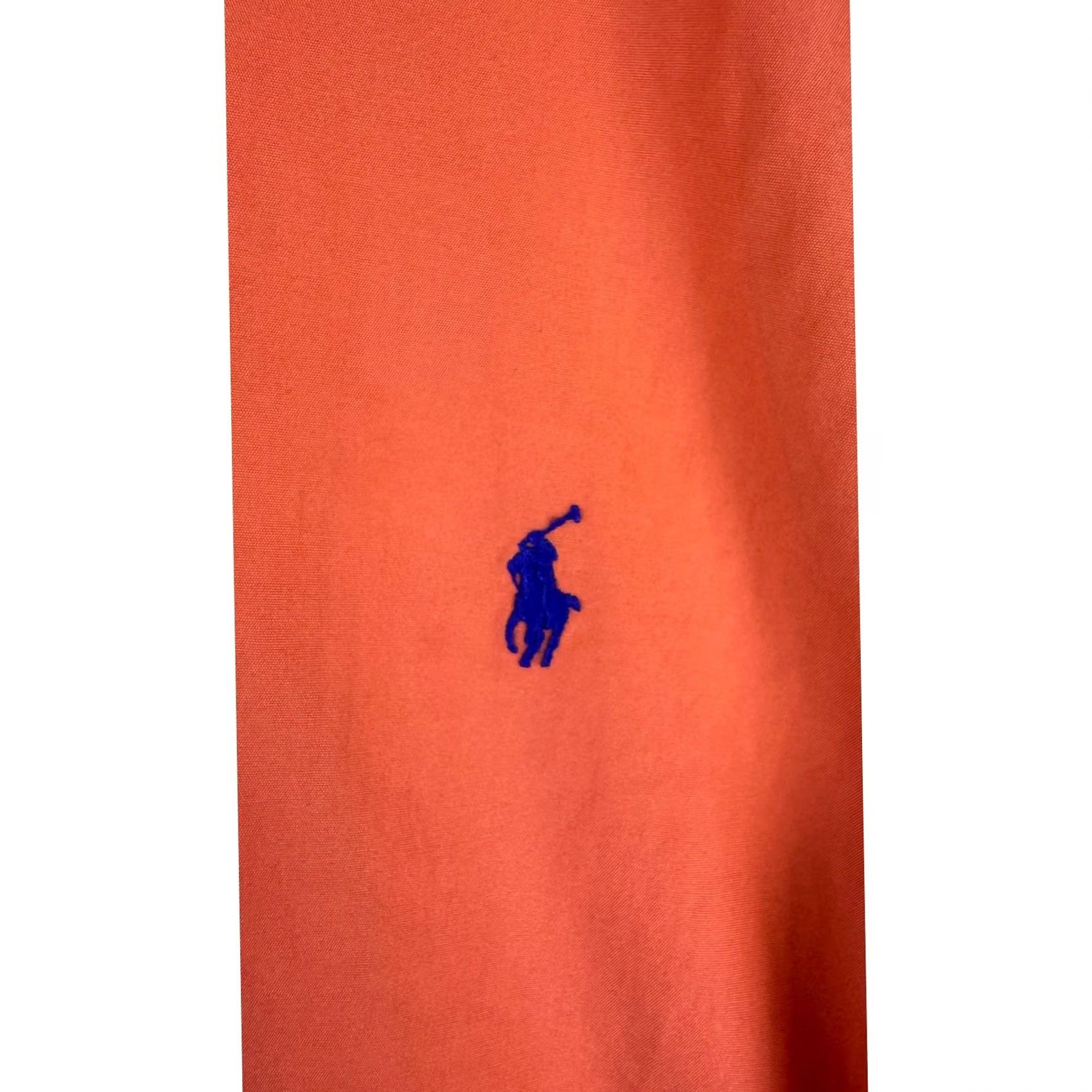 Ralph Lauren Ralph Lauren Orange Button Down Shirt Mens L Classic Fit Short Sleeve Pony Size US L / EU 52-54 / 3 - 7 Thumbnail