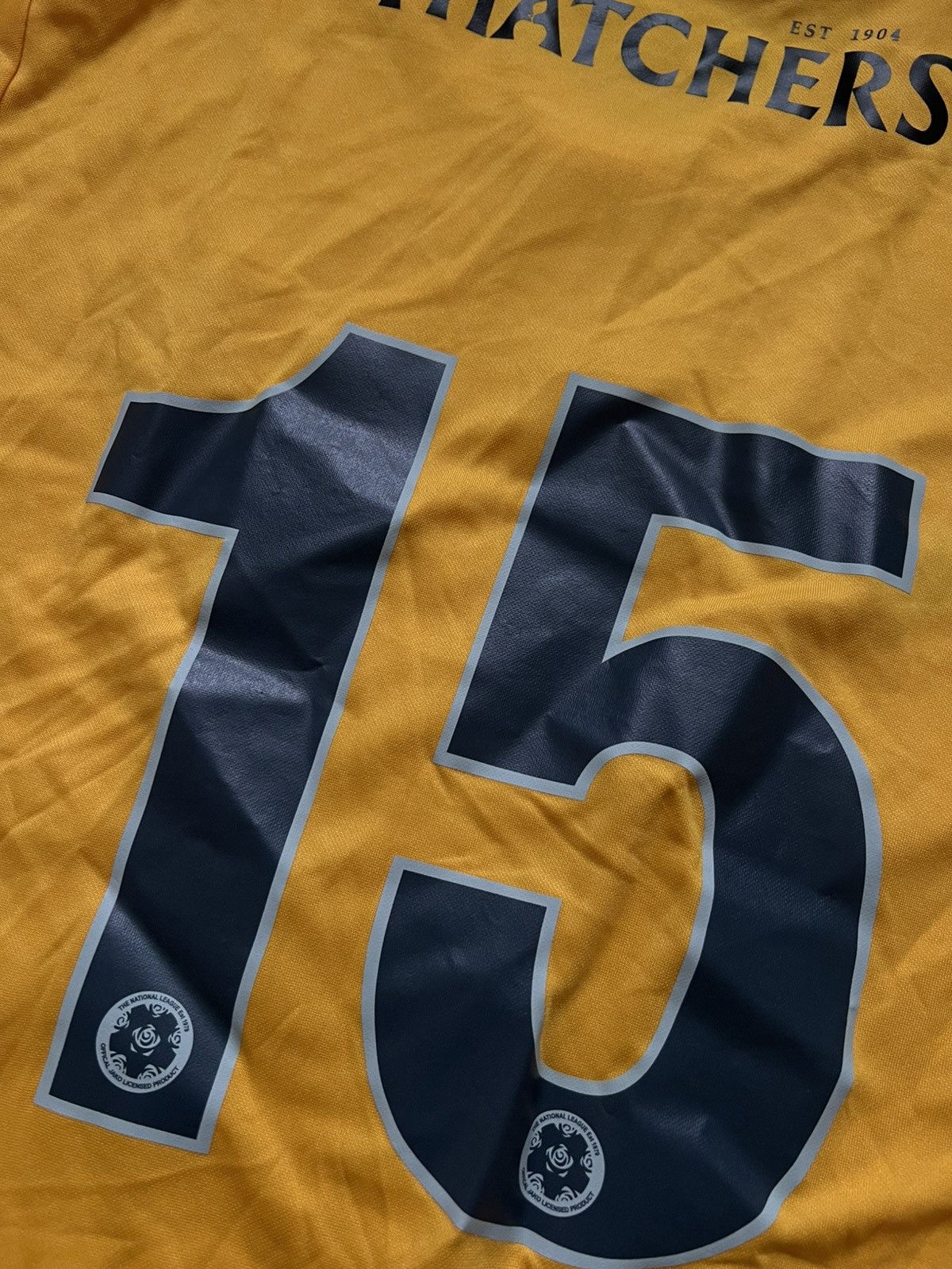 Nike Torquay United 2019-20 Nike t-shirt football jersey sz M #15 Size US M / EU 48-50 / 2 - 7 Thumbnail