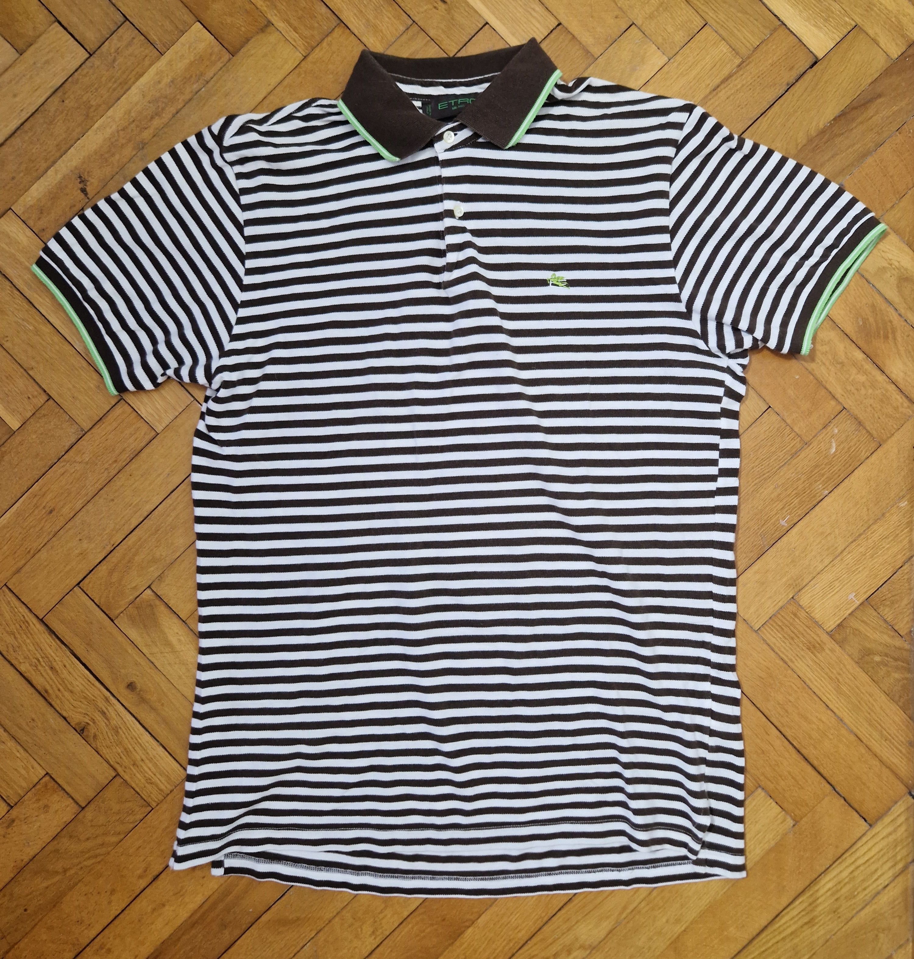 Etro Etro stripped polo Size US XL / EU 56 / 4 - 1 Thumbnail