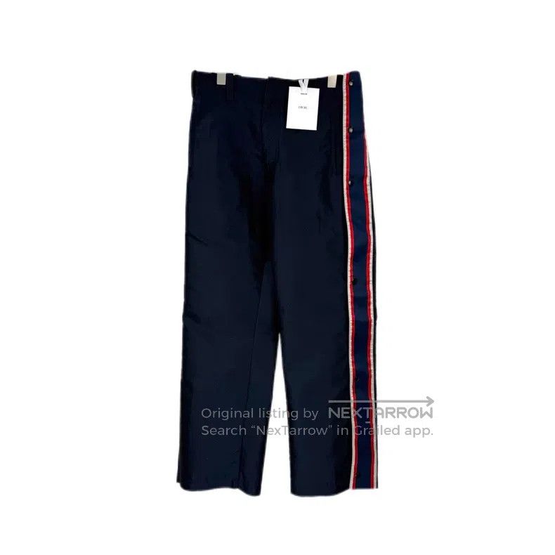 Dior Dior Dark blue classic logo button trousers Size 24" / US 00 / IT 34 - 1 Thumbnail
