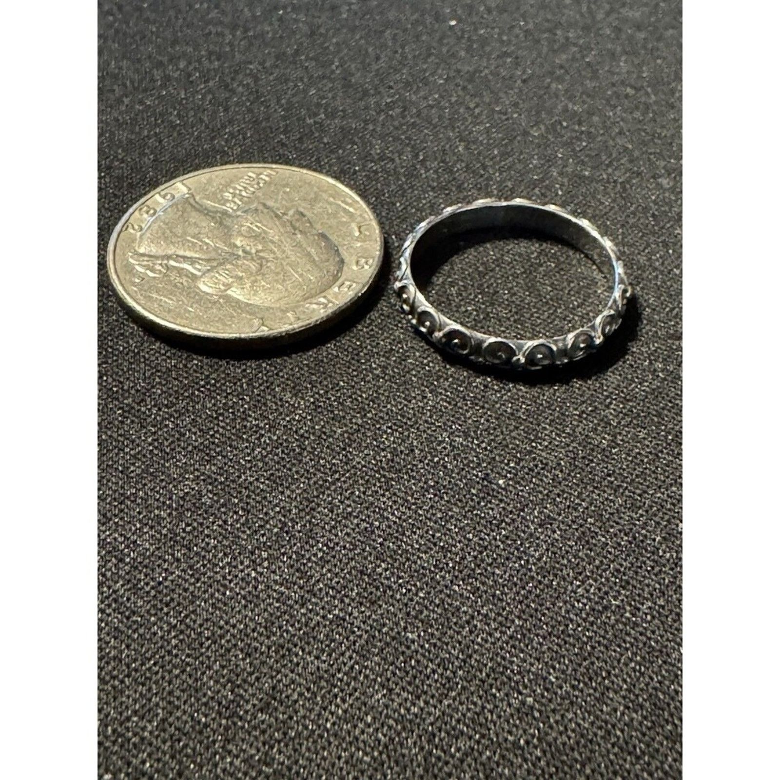 Other 925 Sterling Silver Scroll Design Ring Size 7 Size ONE SIZE - 4 Thumbnail