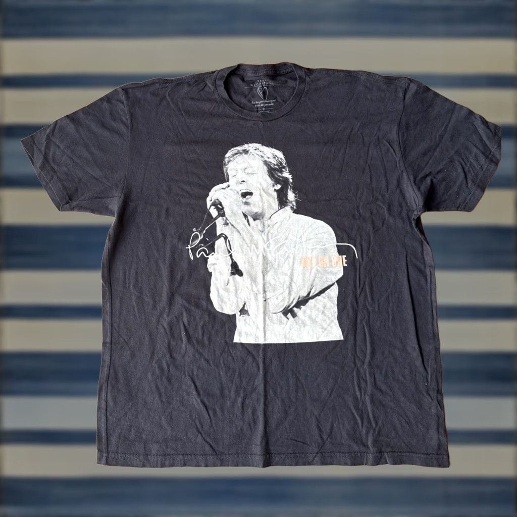 Vintage Paul McCartney One On One 2016 Tour Concert T-Shirt 2XL Black Size US XXL / EU 58 / 5 - 1 Thumbnail