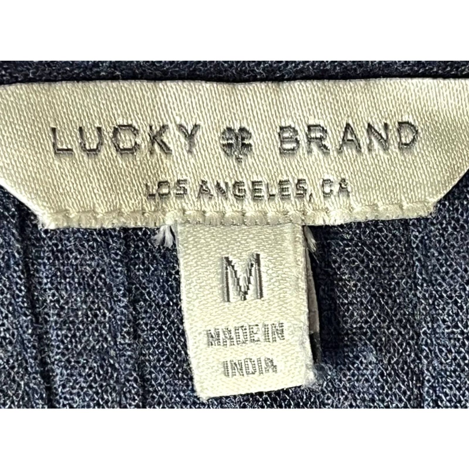 Lucky Brand Lucky Brand Blouse Shirt V-Neck Flutter Sleeve Women M Blue Bohemian Hippie Peasant casual Shirt Womens Size M / US 6-8 / IT 42-44 - 6 Thumbnail