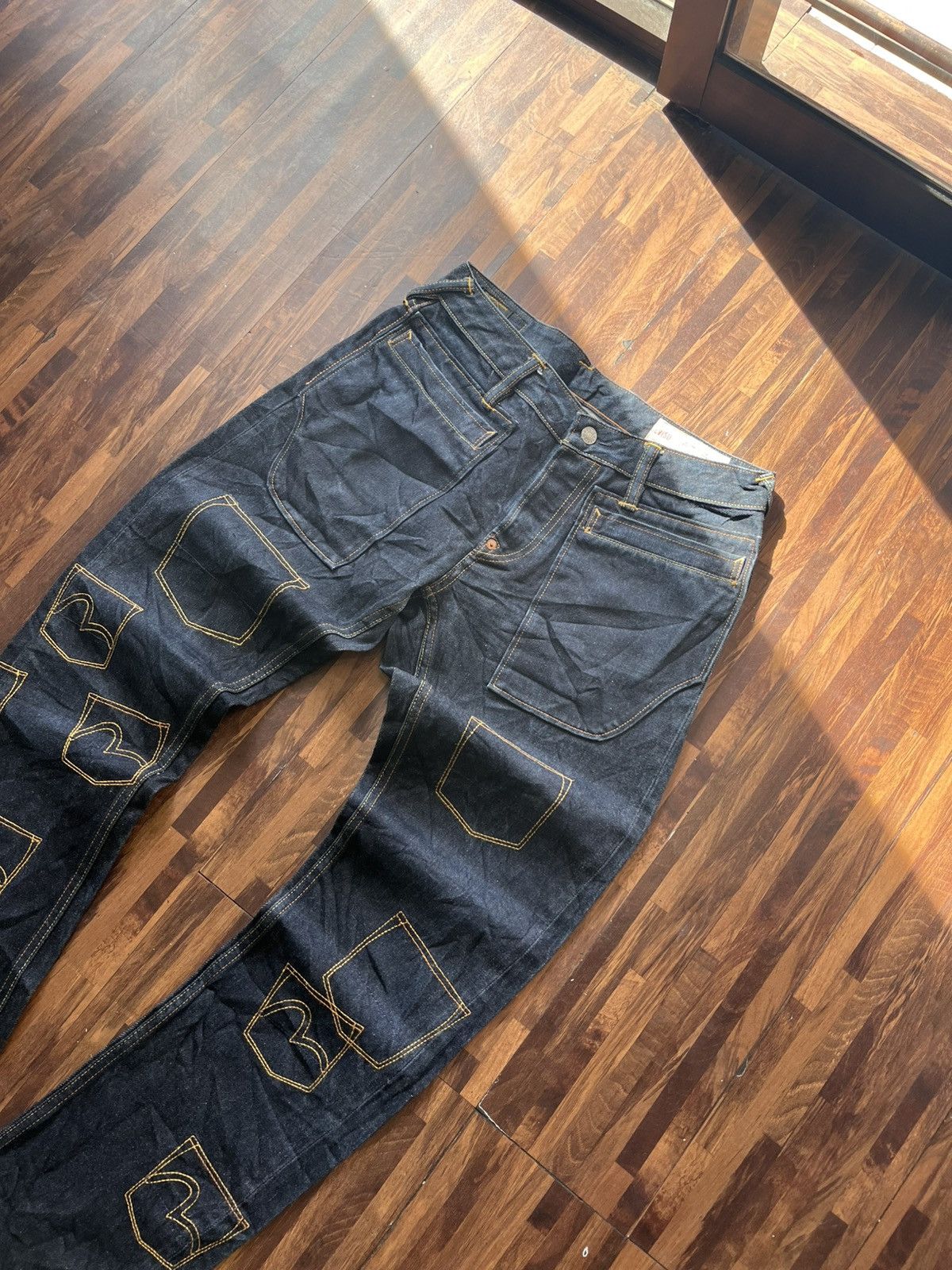 Evisu EVISU MULTI POCKET JEANS SELVEDGE Size US 30 / EU 46 - 2 Thumbnail