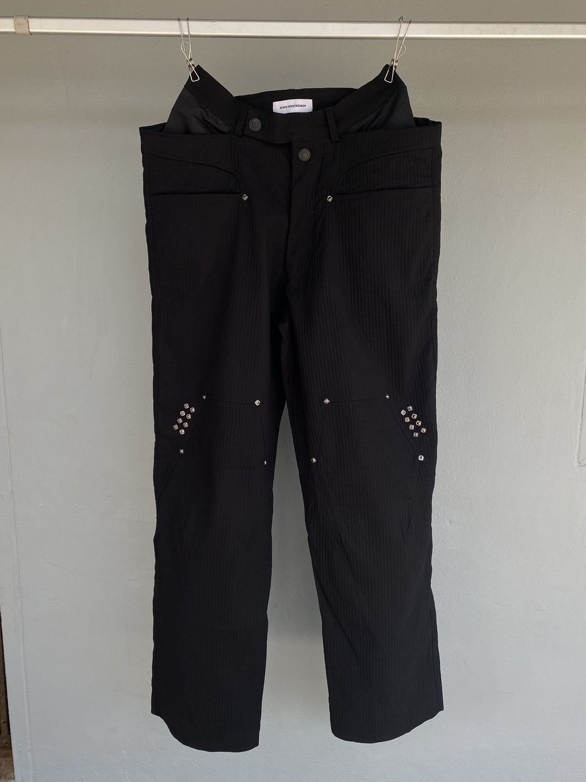 Designer × Kiko Kostadinov Kiko Kostadinov Black Antharsa Trousers Size US 30 / EU 46 - 3 Thumbnail