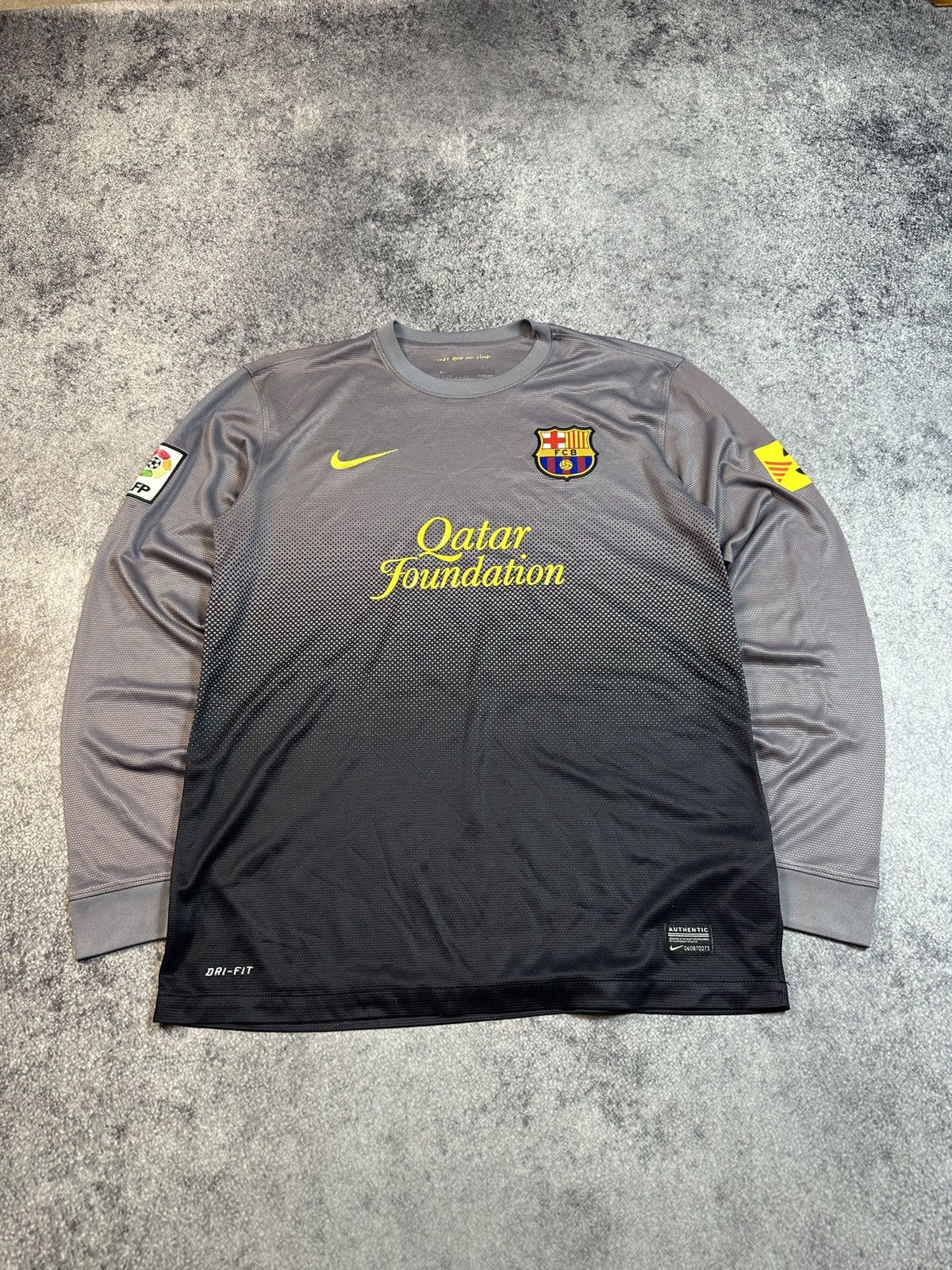 Nike Vintage Nike F.C.Barcelona Soccer Long Jersey Blokecore M Size US M / EU 48-50 / 2 - 4 Thumbnail