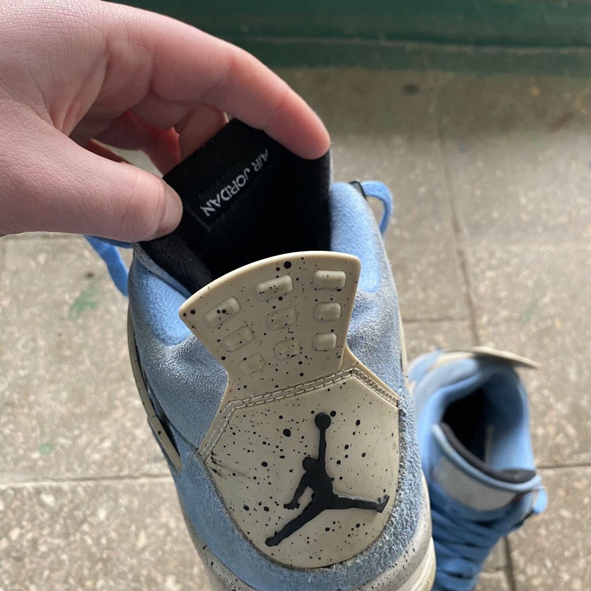 Jordan Brand × Nike Nike Air Jordan 4 University Blue 408452-400 OG Retro Size US 6.5 / EU 39-40 - 6 Thumbnail
