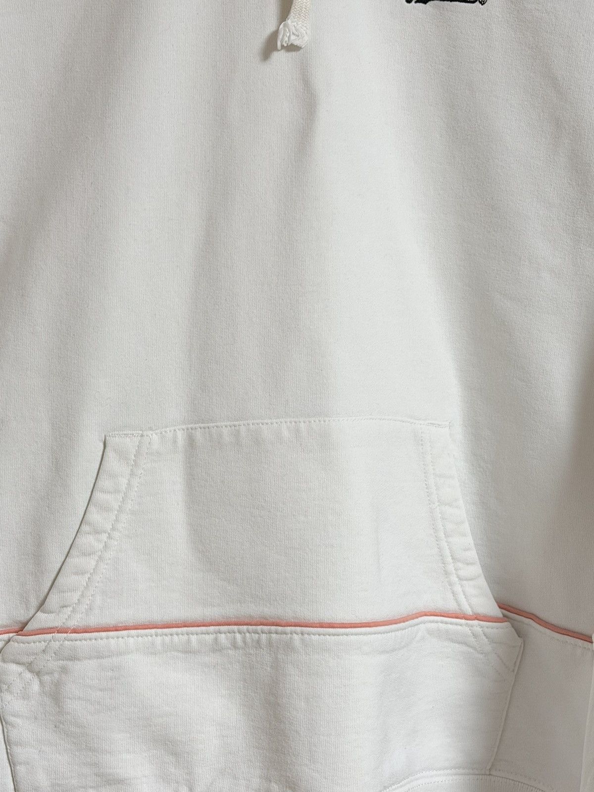 Supreme Supreme Piping Script Logo Hoodie Off White Pink M Size US M / EU 48-50 / 2 - 5 Thumbnail