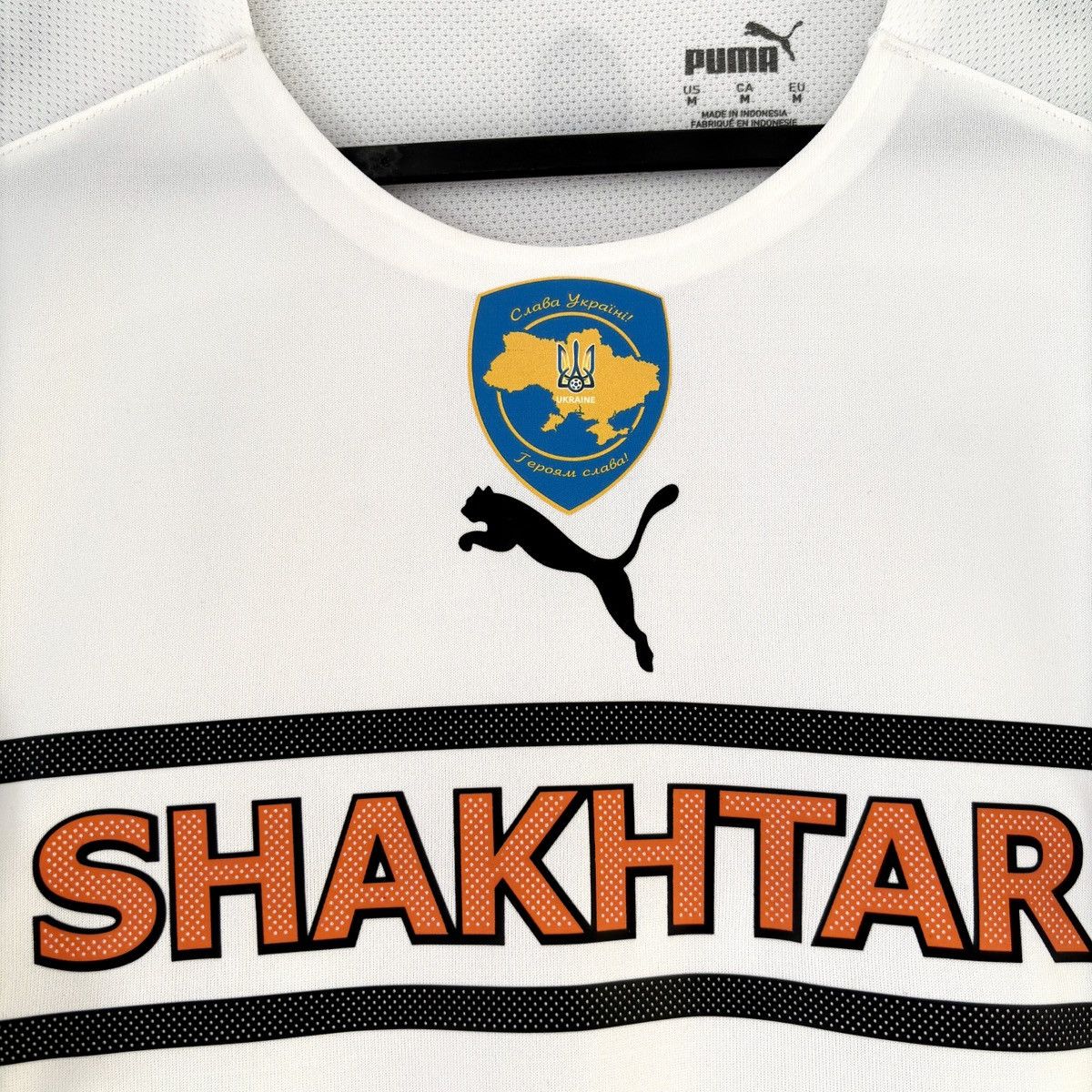 Puma 2021 2022 GAME ISSUE Shakhtar Mudryk Puma Away Soccer Jersey Size US M / EU 48-50 / 2 - 5 Thumbnail