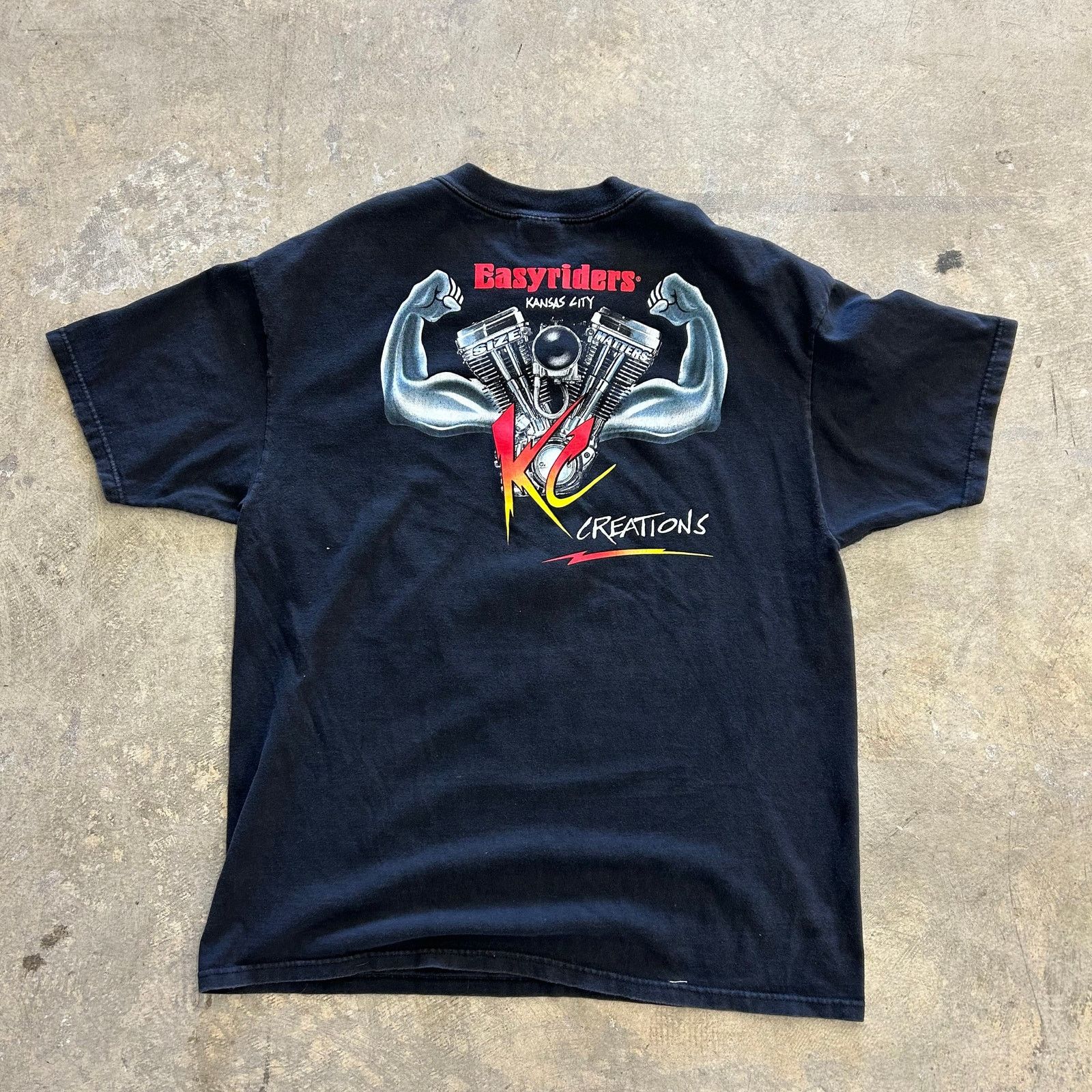 Other Kansas Biker Tee Sz XL Size US XL / EU 56 / 4 - 3 Thumbnail
