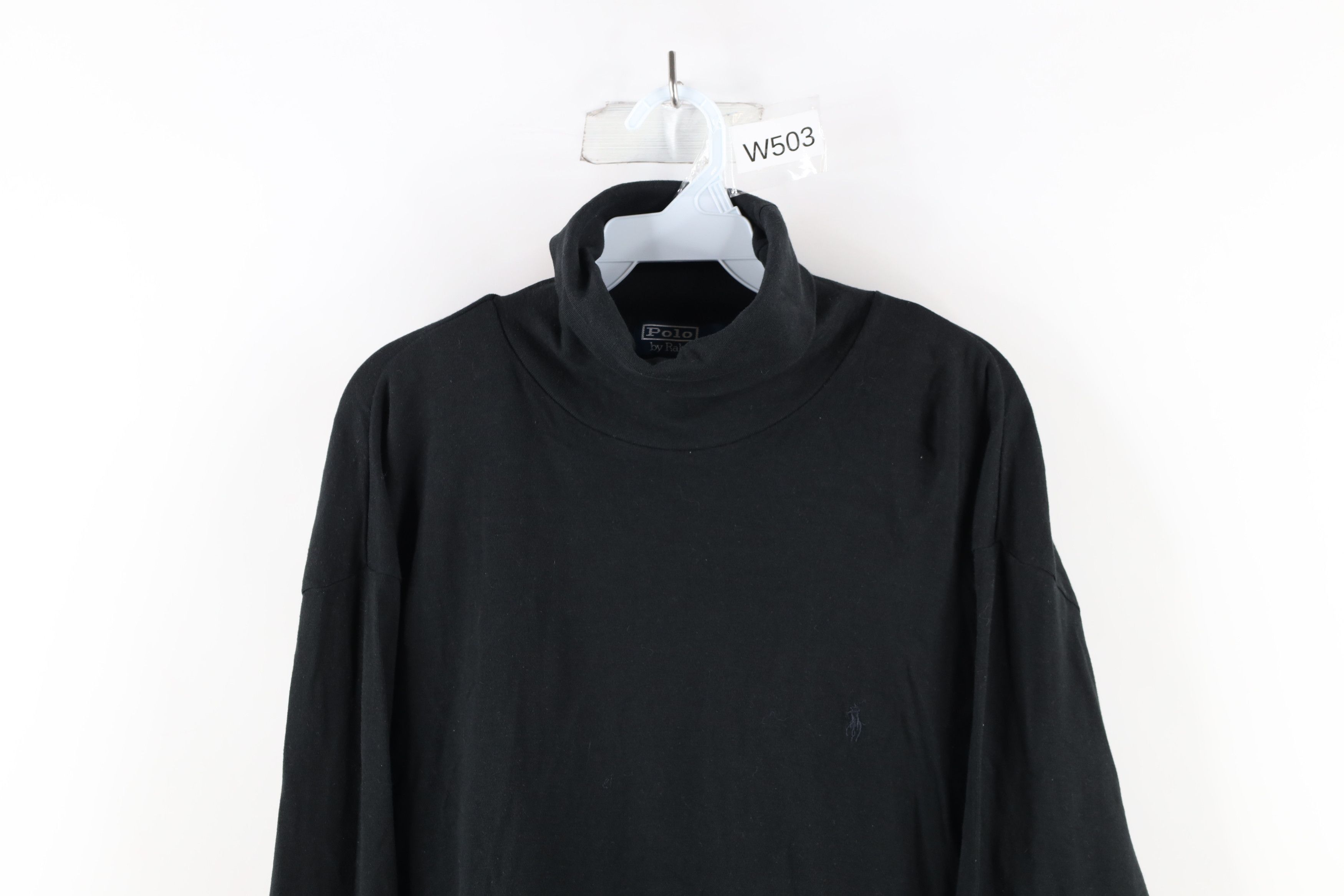 Ralph Lauren Vintage 90s Ralph Lauren Long Sleeve Turtleneck T-Shirt Size US L / EU 52-54 / 3 - 2 Thumbnail