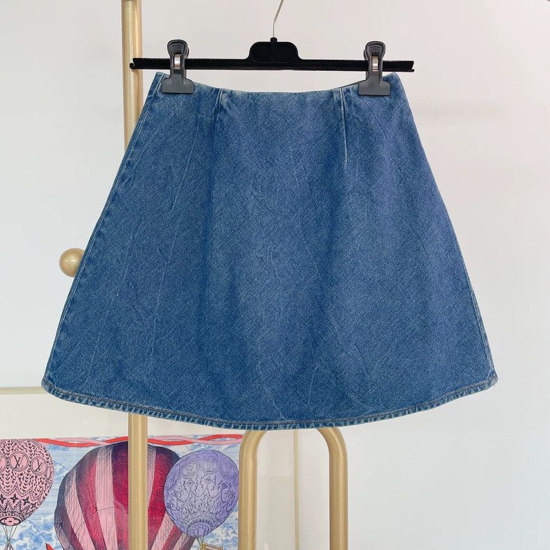 Gucci Gucci Denim skirt 2504-Nextarrow Size 42" / US 20 - 2 Thumbnail