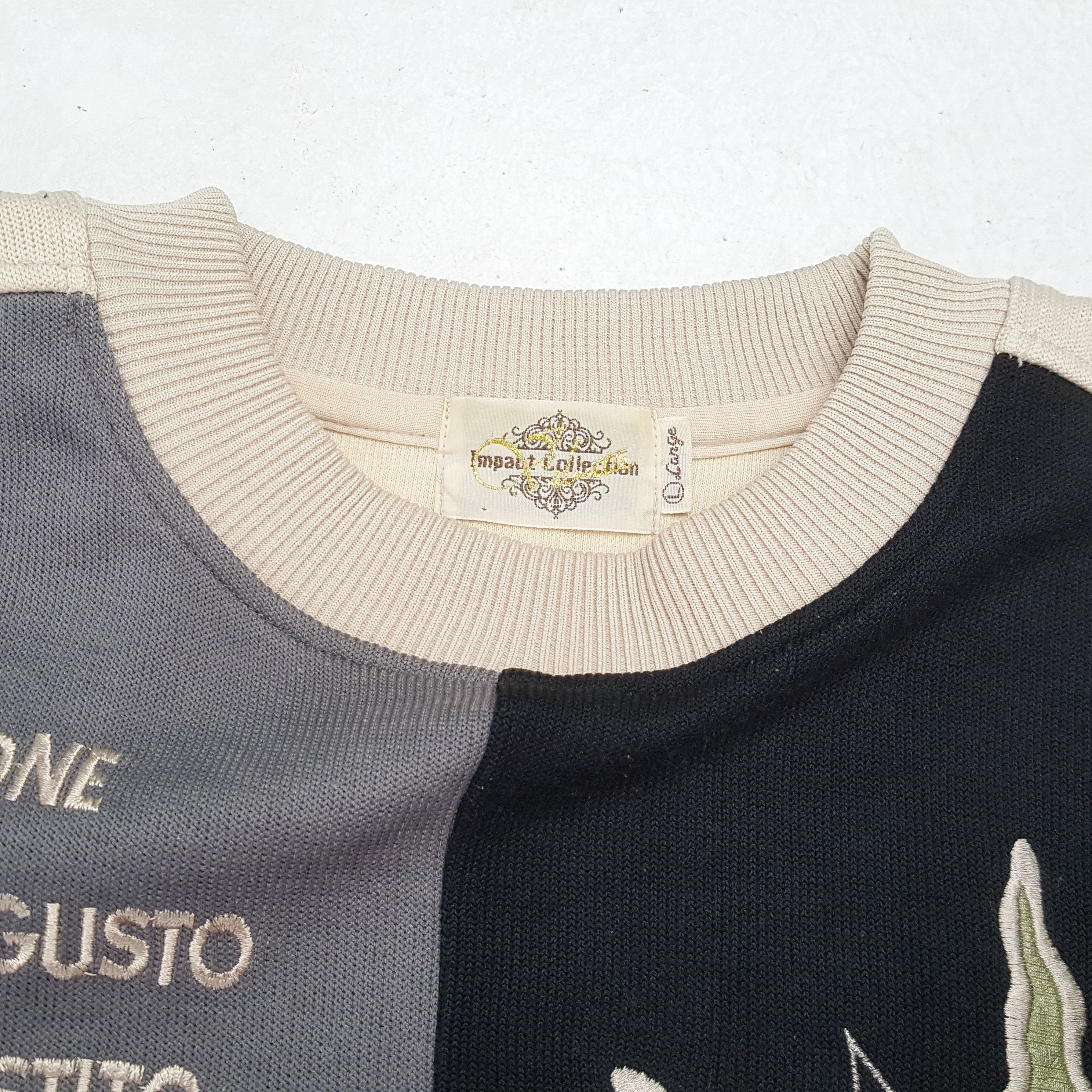 Japanese Brand × Vintage IMPACT COLLECTION Streetwear Style Sweatshirt Size US L / EU 52-54 / 3 - 8 Thumbnail