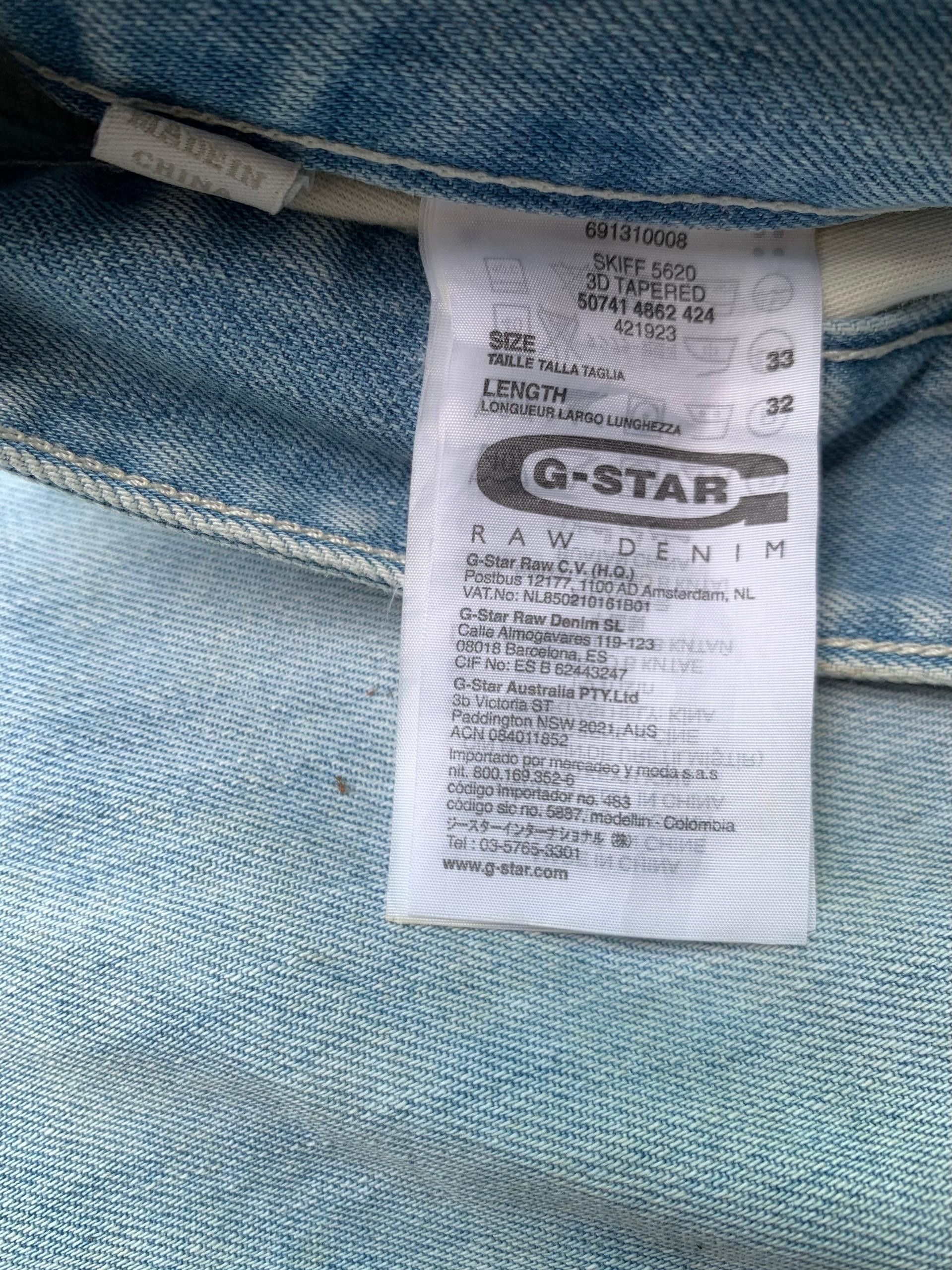 G-Star × If Six Was Nine × Le Grande Bleu (L.G.B.) Vintage G Star Raw Denim Multi Pocket Jeans Size US 30 / EU 46 - 8 Thumbnail