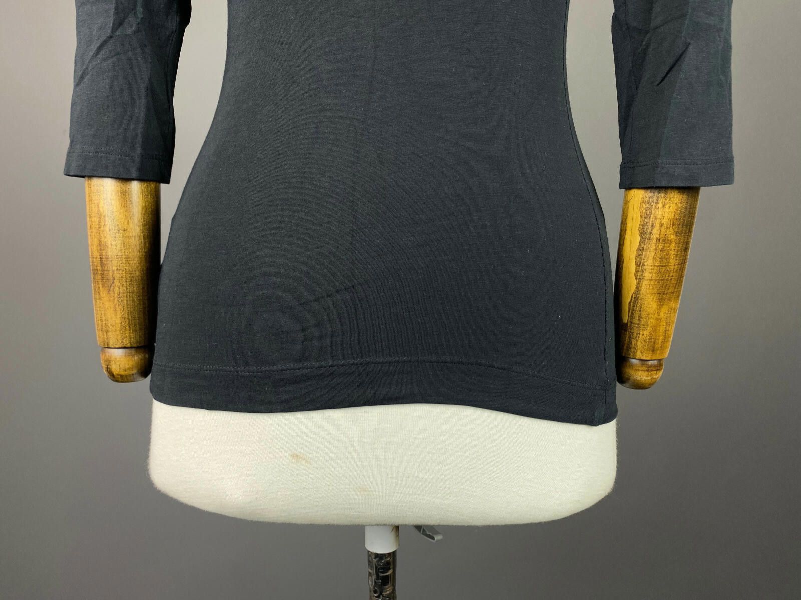 Theory Theory Black Cotton Pullover Sweater Size Petite Small Size S / US 4 / IT 40 - 6 Thumbnail