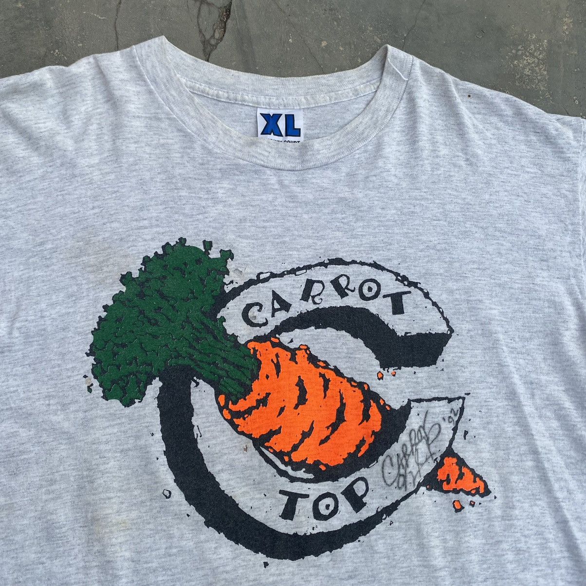 Rap Tees × Vintage 1992 Autographed Carrot Top tee GW002 Size US XL / EU 56 / 4 - 2 Thumbnail