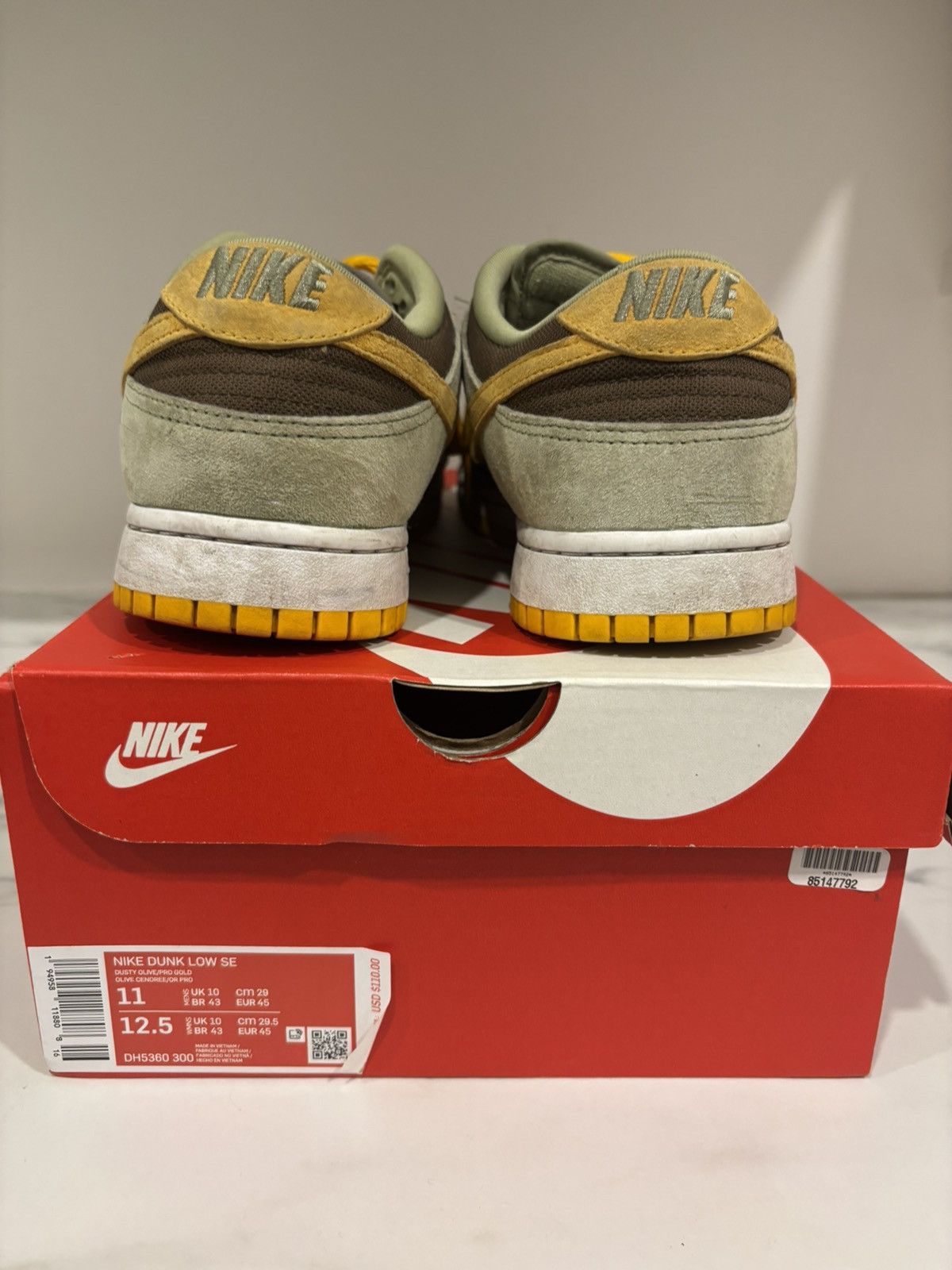 Nike Nike Dunk Low Dusty Olive Size US 11 / EU 44 - 4 Thumbnail