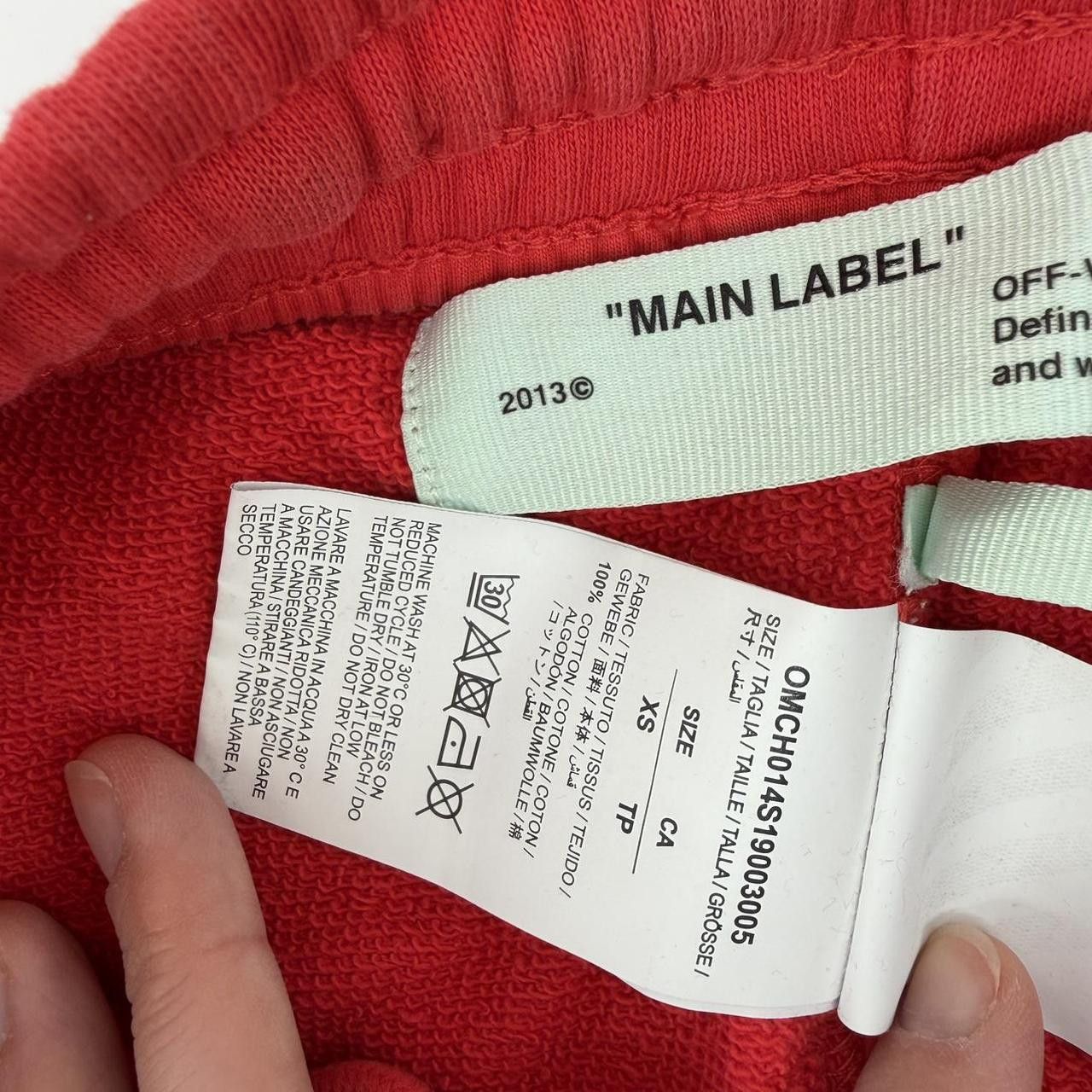 Off-White Off-White c/o Virgil Abloh SS19 Red Mona Lisa Print Joggers Size US 28 / EU 44 - 6 Thumbnail