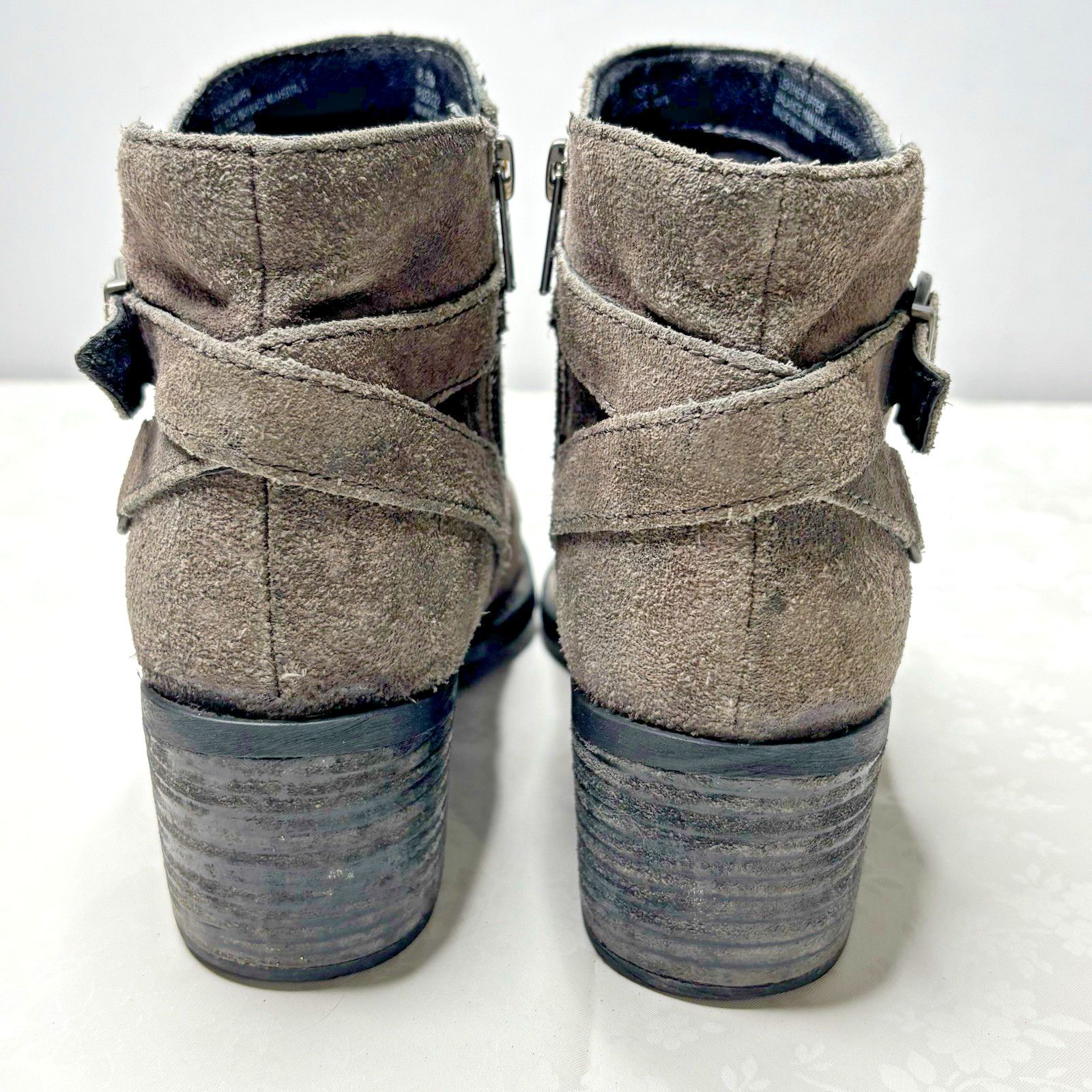 Born Women's Born Binghamton Zip Up Ankle Boots Booties Size 8.5 Size US 8.5 / IT 38.5 - 4 Thumbnail
